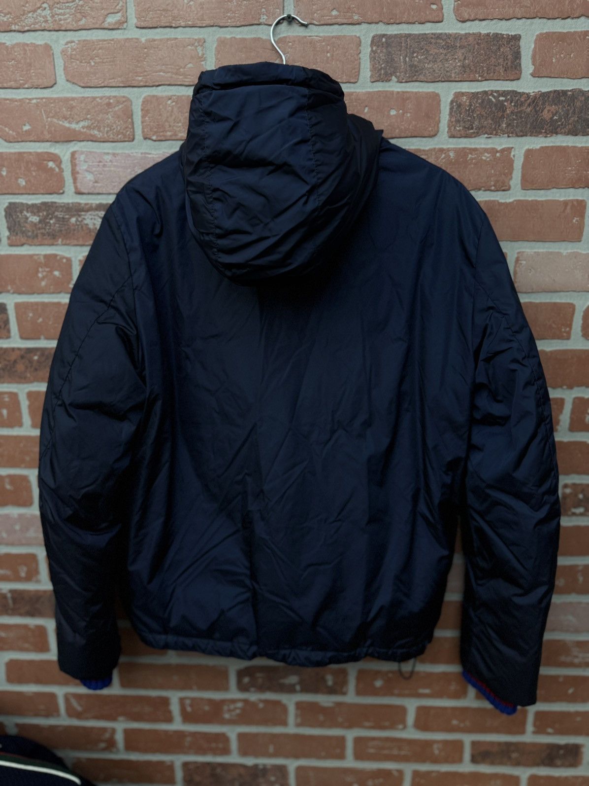 Gucci Gucci Men’s Color Block Puffer Jacket Size (52) Navy Blue Size US L / EU 52-54 / 3 - 25 Thumbnail