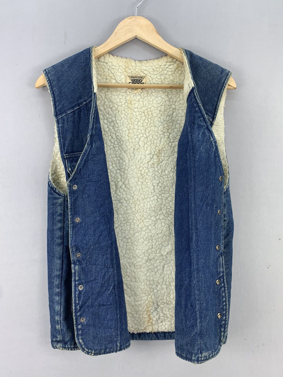 Vintage Vintage Denim Jacket Wood Crane Vest Size US M / EU 48-50 / 2 - 15 Thumbnail