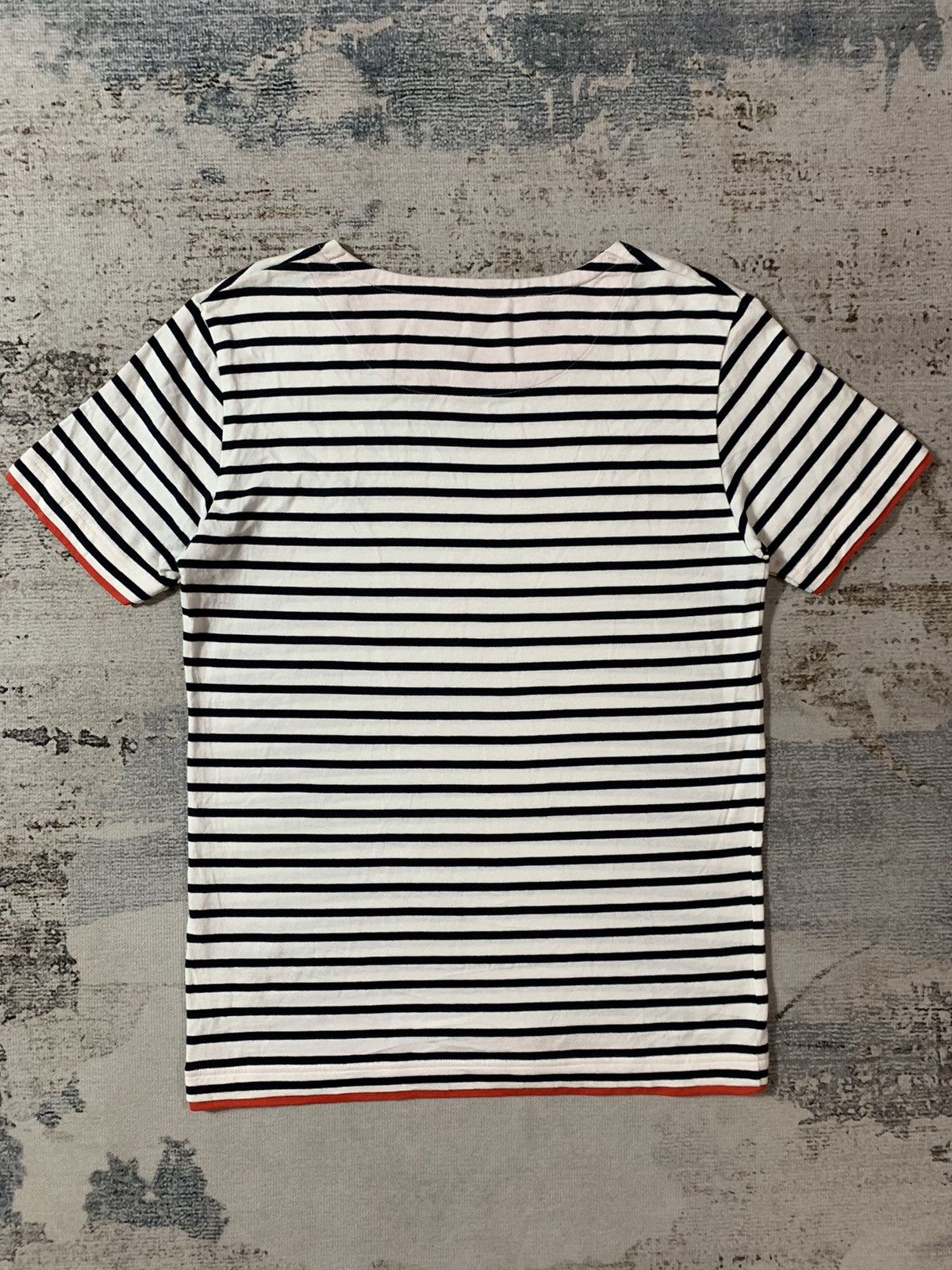 Burberry 'RARE' Burberry Black Label Strippe Tshirt Size US M / EU 48-50 / 2 - 2 Thumbnail