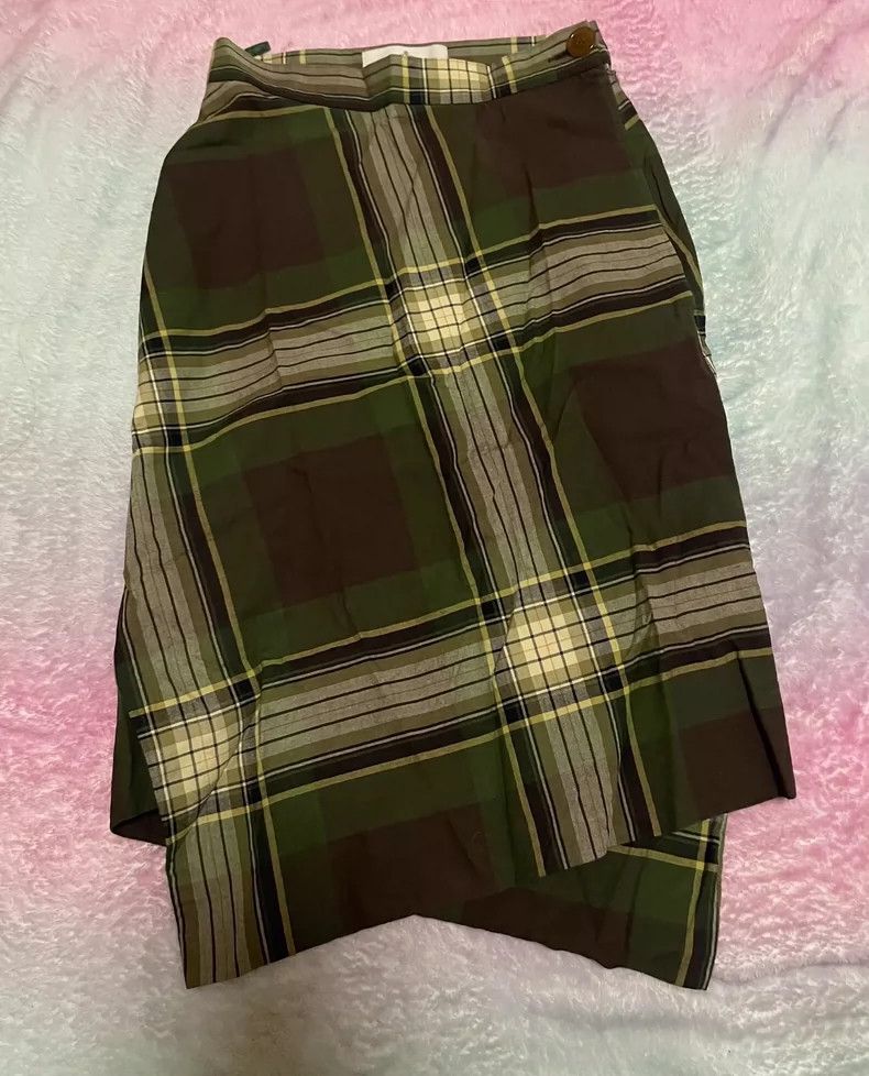 Vivienne Westwood Vivienne Westwood Vintage Plaid Midi Skirt - dmc Size US 38 / EU 54 - 1 Thumbnail