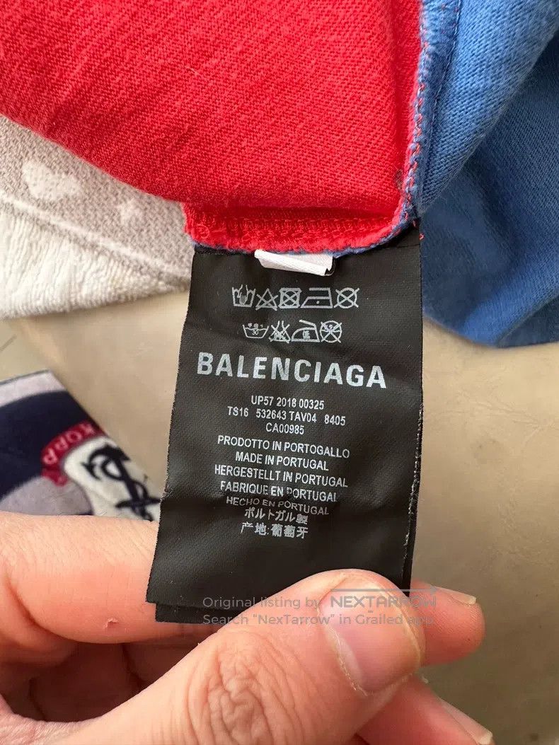 Balenciaga Balenciaga Tag Fake Two-Piece Size US S / EU 44-46 / 1 - 2 Thumbnail