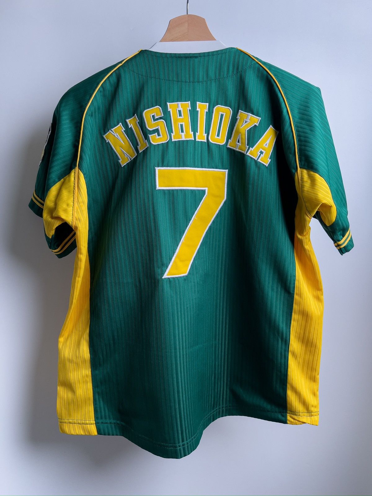 Japanese Brand Hanshin Tigers Nishioka Baseball Jersey Size US S / EU 44-46 / 1 - 2 Thumbnail