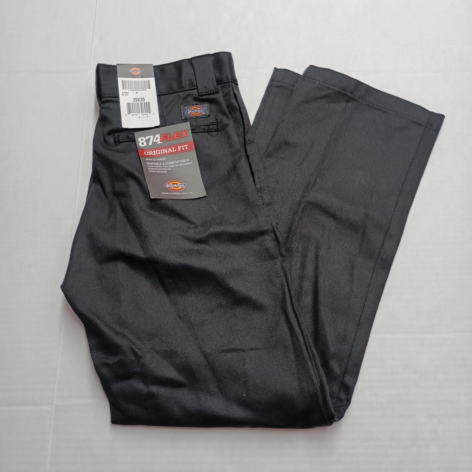 Dickies Dickies 874 Original Fit Work Pants Flex Men's 29x30 Black Size US 29 - 1 Thumbnail