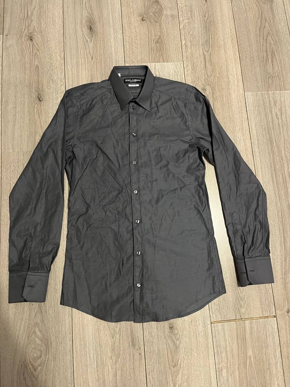 Dolce & Gabbana Lxury dolce gabbana gold shirt men 14.5 gray Size US M / EU 48-50 / 2 - 1 Thumbnail