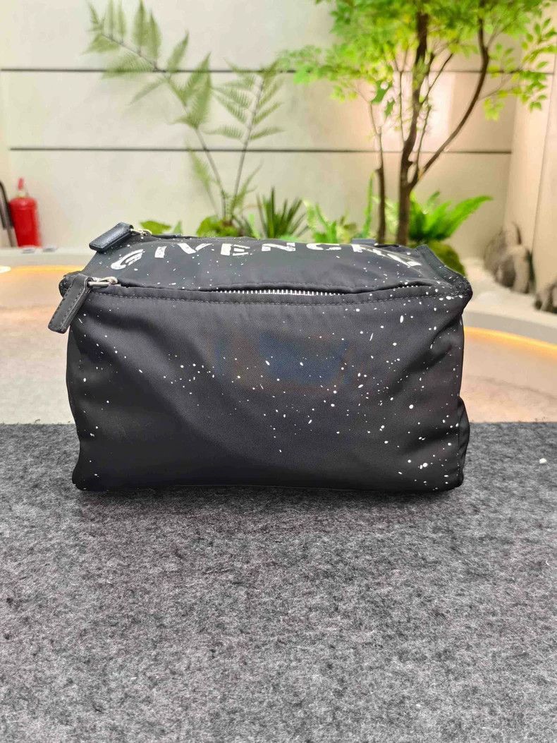 Givenchy Givenchy Letter Print Nylon Crossbody Bag, Black Size ONE SIZE - 8 Thumbnail