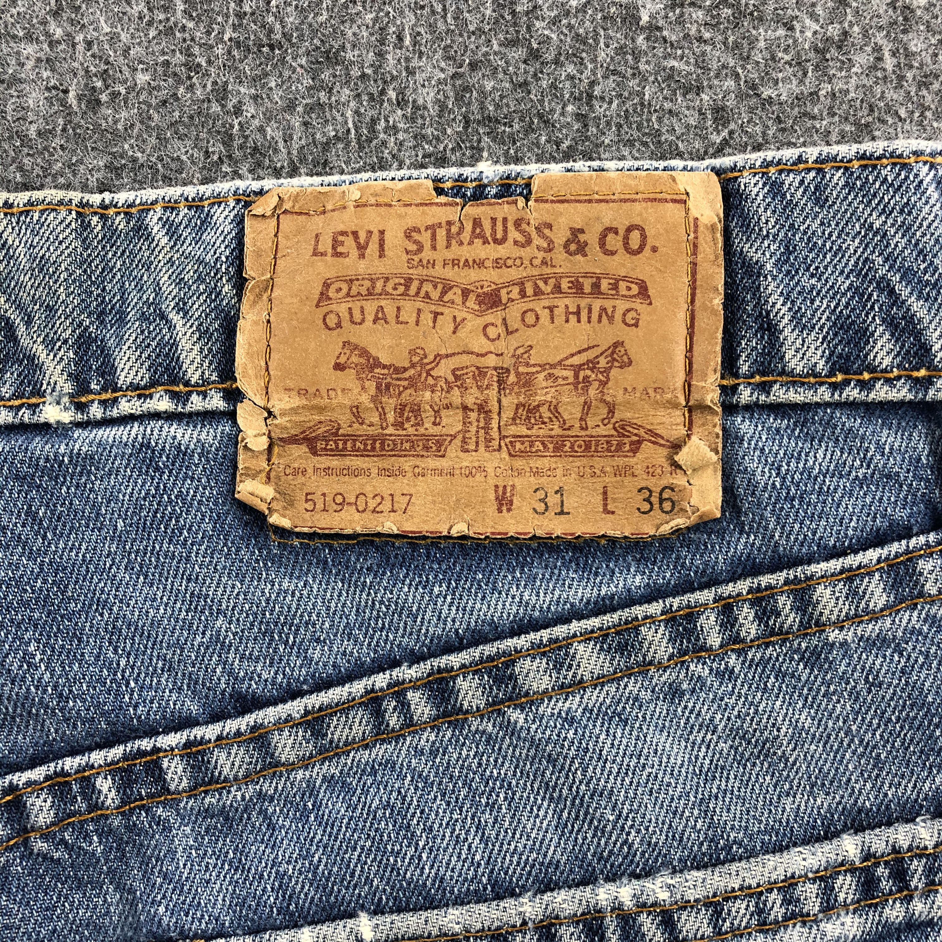 Levi's × Vintage 90s Vintage Blue Wash Levis 519 Jeans-JM2038 Size US 31 - 5 Thumbnail