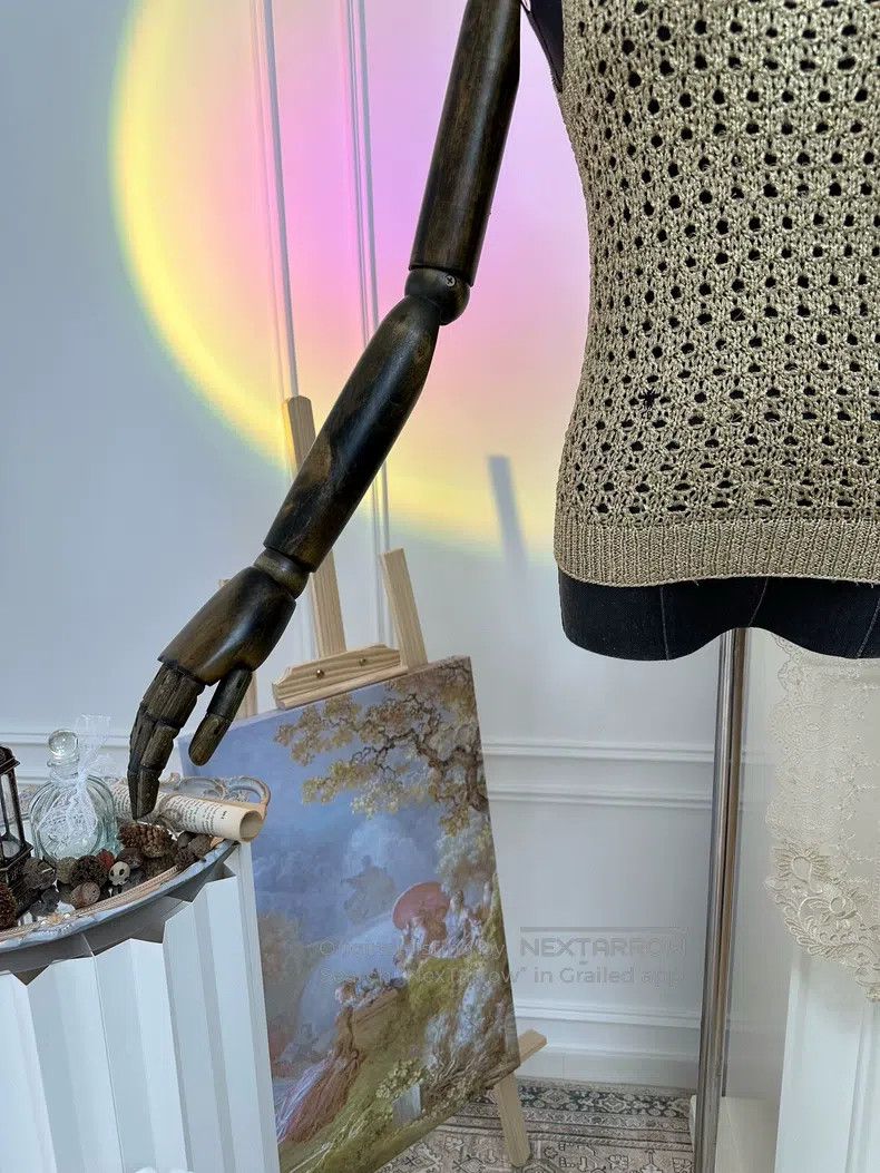 Dior Dior Little Bee CD embroidery hollow gold vest Size XS / US 0-2 / IT 36-38 - 4 Thumbnail