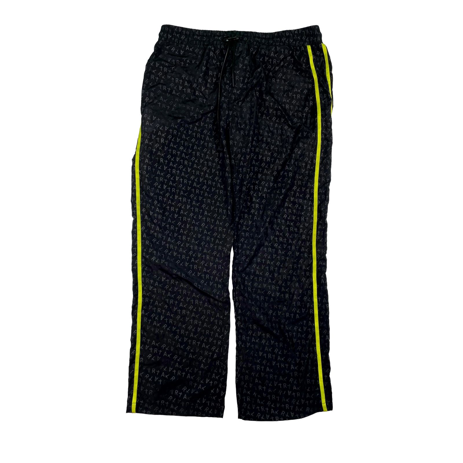 Rta RTA All Over Logo Black & Lime Pants Size US XL / EU 56 / 4 - 1 Thumbnail