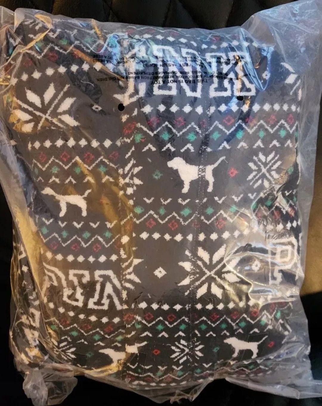 Victoria's Secret NIP Victoria's Secret PINK Holiday Reversible Robe XS/S Size XS / US 0-2 / IT 36-38 - 2 Thumbnail
