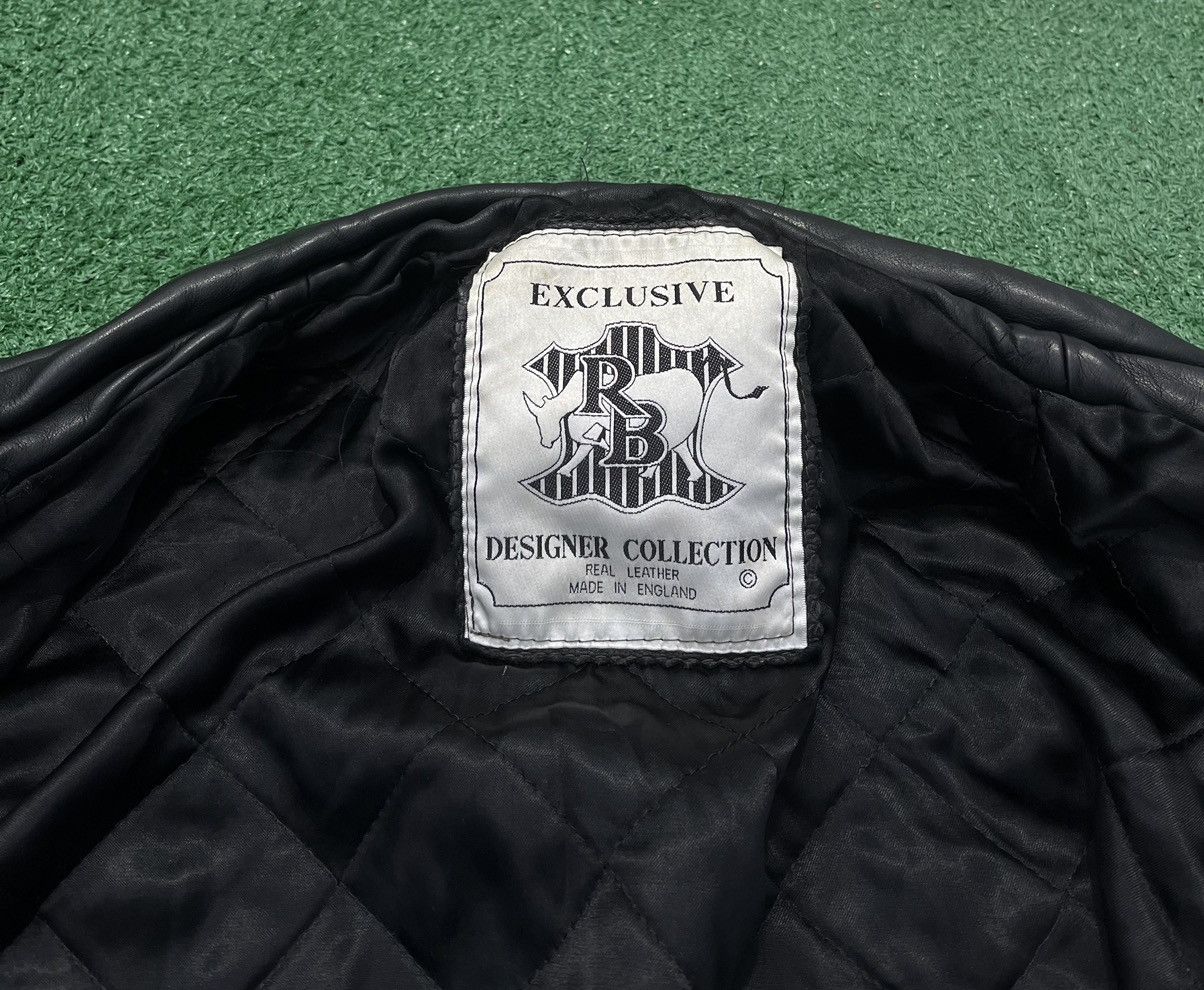 Leather × Vintage Real Leather Jacket Vintage 90s Black Size US L / EU 52-54 / 3 - 5 Thumbnail