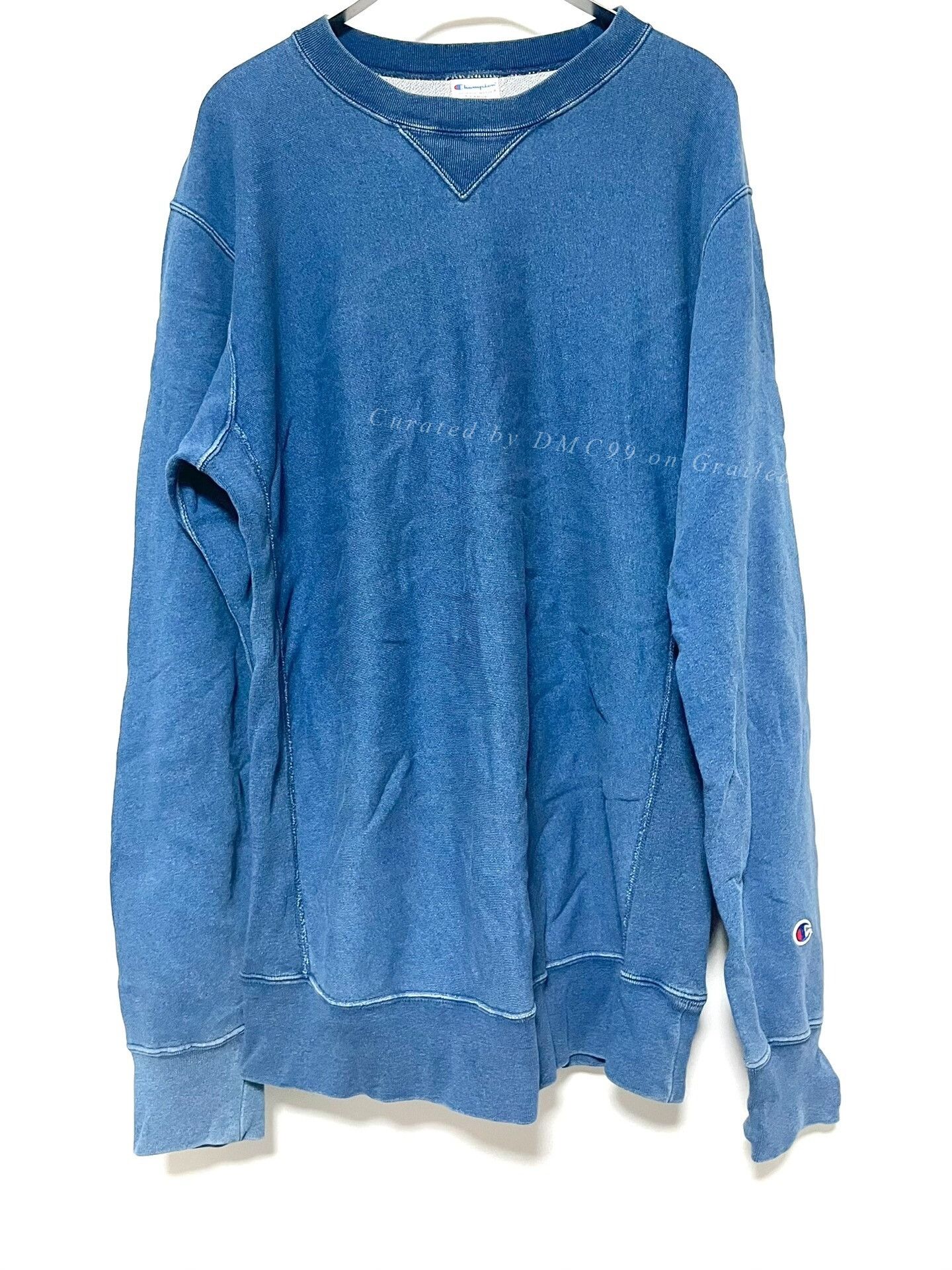 Champion Champion Reverse Weave Indigo Sweatshirt Size US XL / EU 56 / 4 - 1 Thumbnail