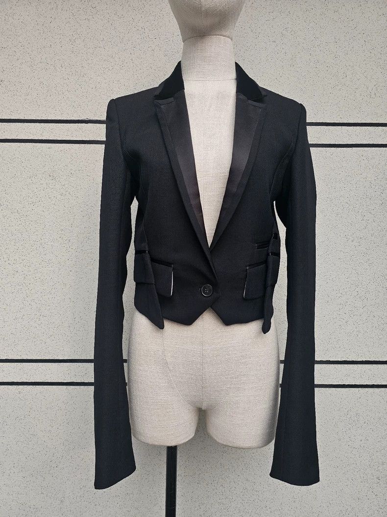 Haider Ackermann Haider Ackermann Women's Cropped Jacket-2506 Size M / US 6-8 / IT 42-44 - 2 Thumbnail
