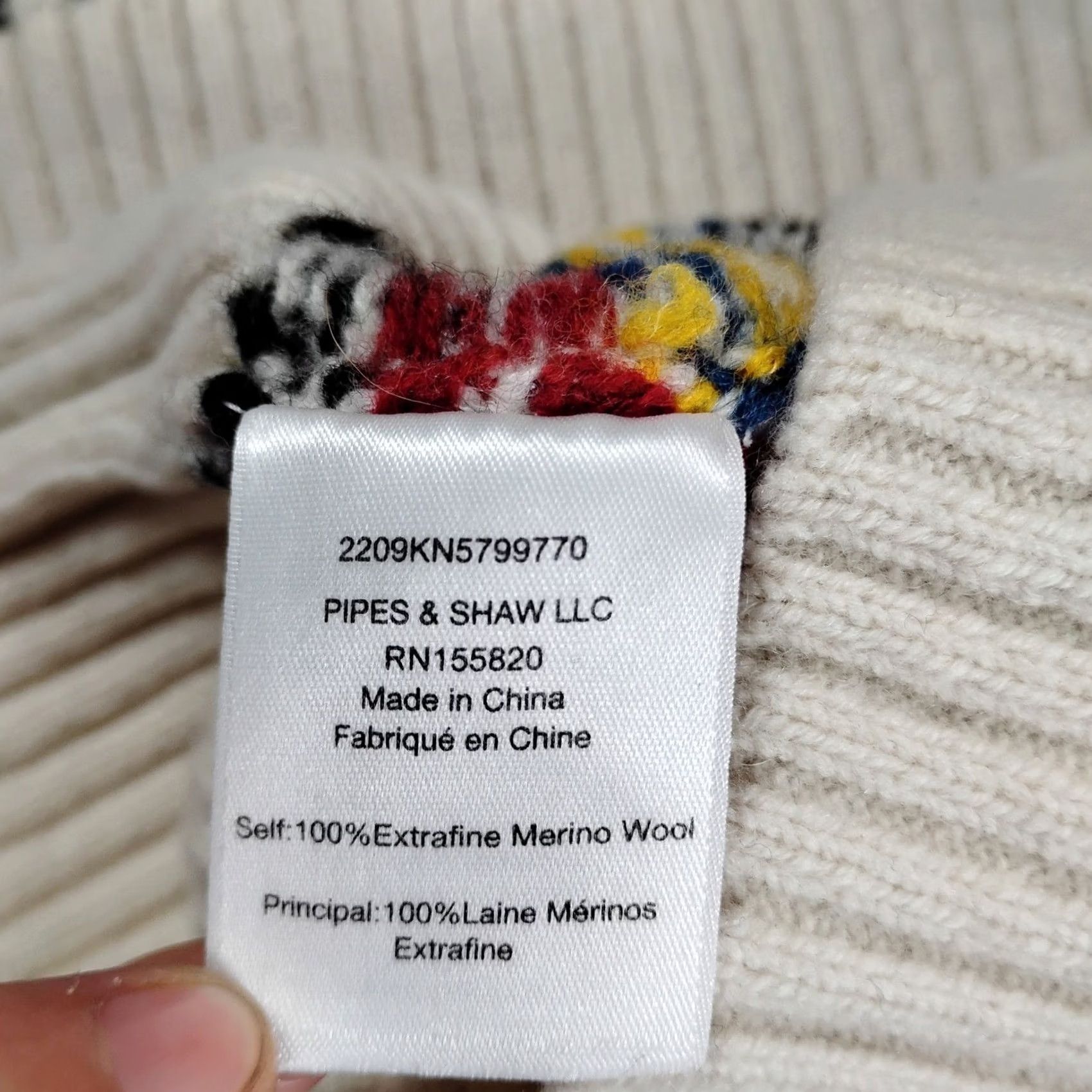 Veronica Beard Veronica Beard Ivory Fair Isle Cable Knit Cropped Sweater L Size L / US 10 / IT 46 - 3 Thumbnail