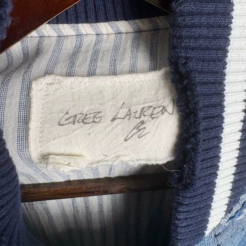 Greg Lauren Greg Lauren size2 Antique denim patchwork graffiti baseball Size US M / EU 48-50 / 2 - 3 Thumbnail