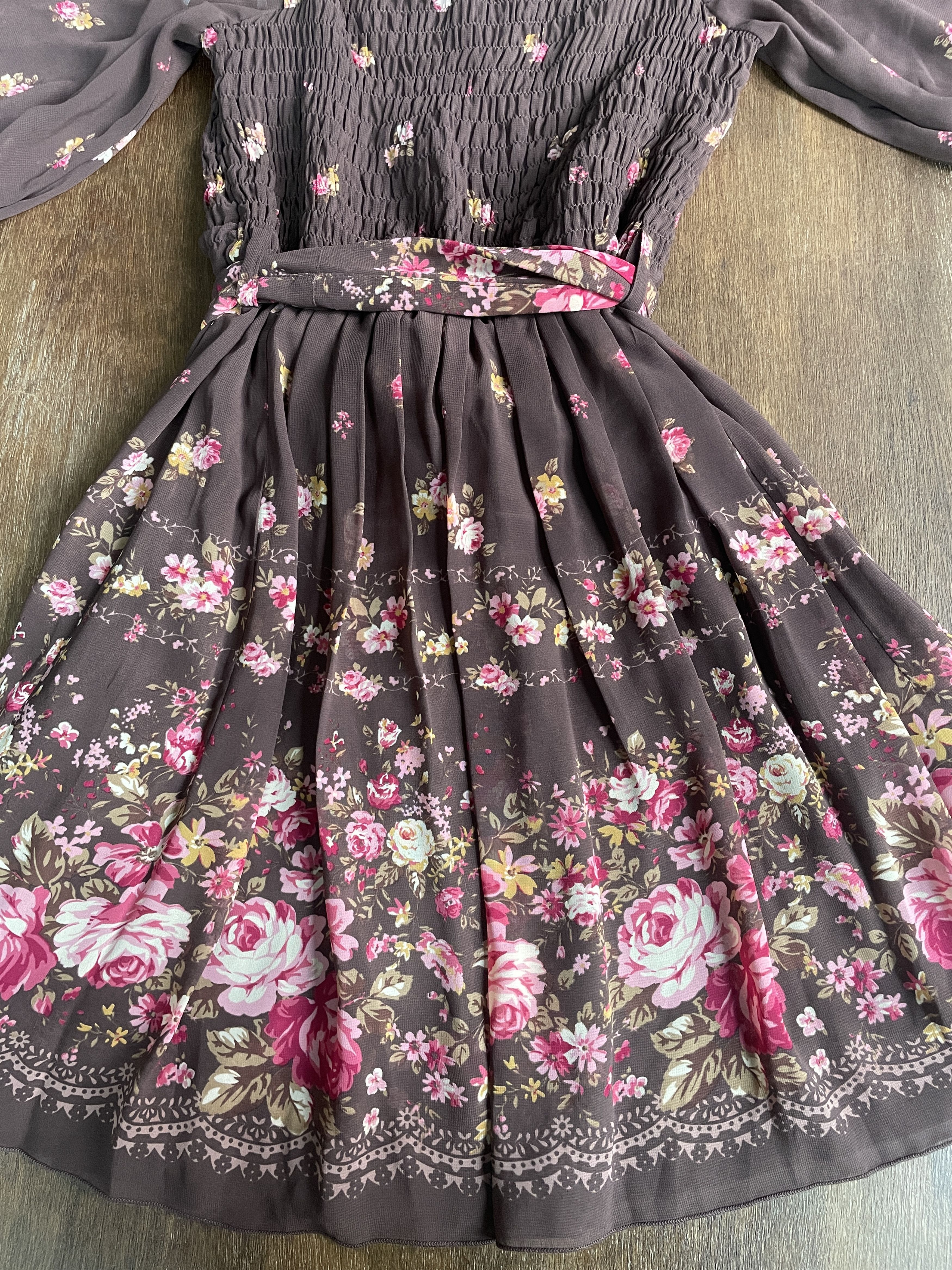 LIZ LISA LIZ LISA Japanese Floral Puff Mini Dress Size S / US 4 / IT 40 - 11 Thumbnail