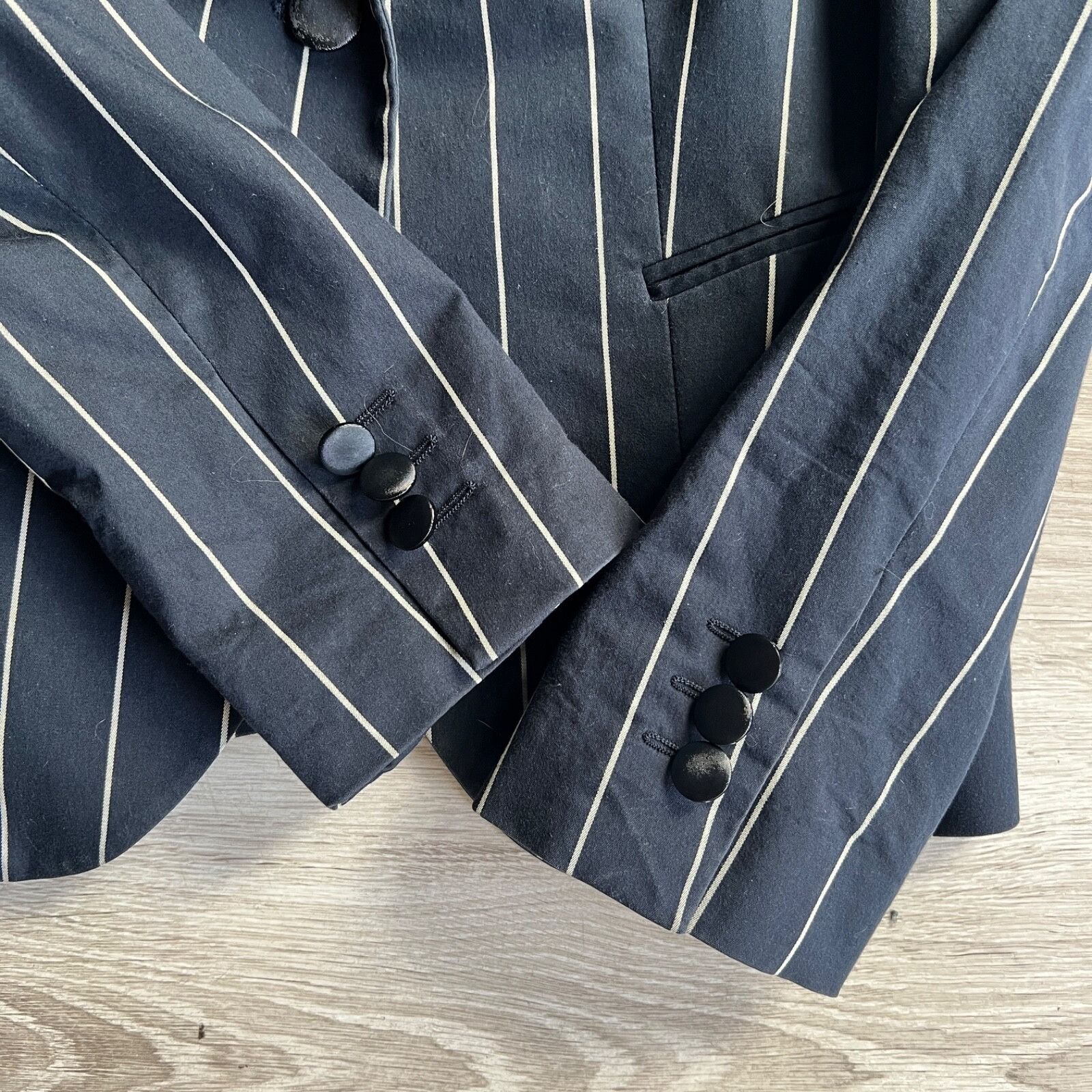 Emporio Armani Emporio Armani Stripped Formal Casual Blazer Jacket 8853AC Size L / US 10 / IT 46 - 4 Thumbnail