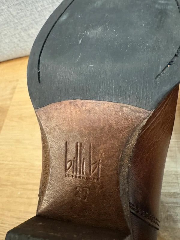Billi Bi Billi Bi Copenhagen 3610 Leather Cowboy Western Boots 37 Size US 7 / IT 37 - 10 Thumbnail