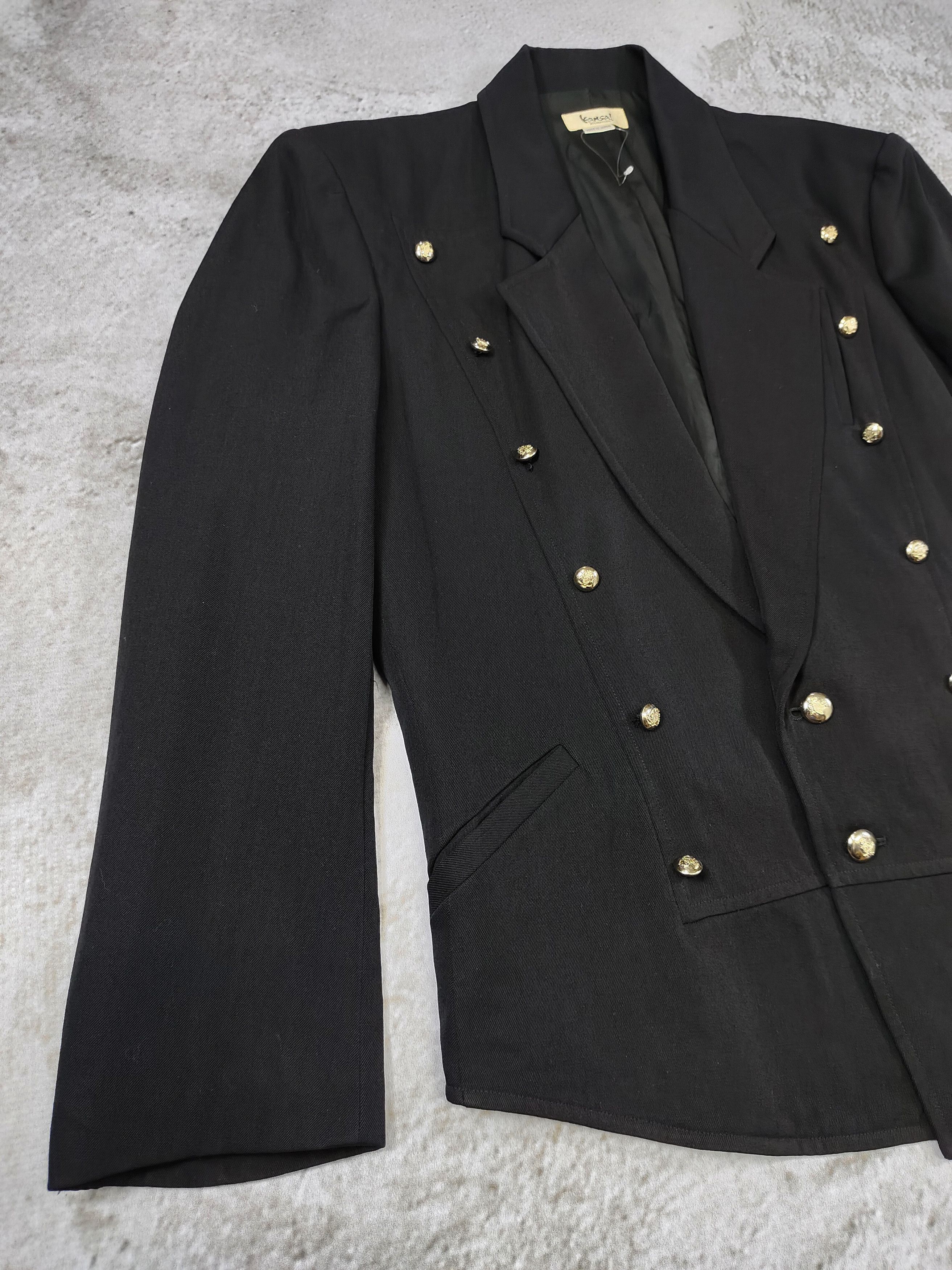 Kansai Yamamoto 80s Kansai- Archive Tailoring Double Breasted Military Blaze Size US M / EU 48-50 / 2 - 3 Thumbnail