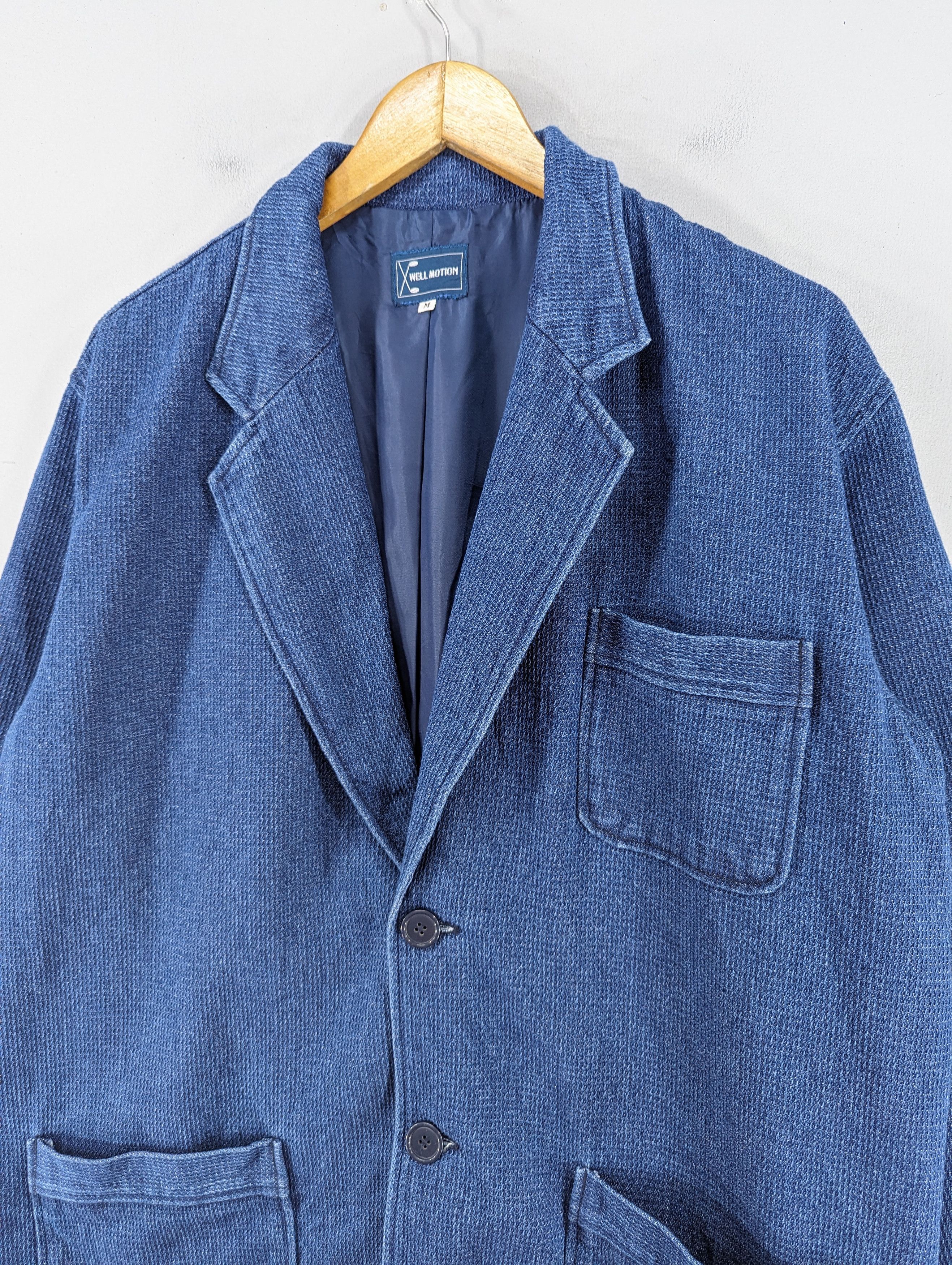 Japanese Brand Vintage Well Motion Denim Button Jacket Size US M / EU 48-50 / 2 - 5 Thumbnail