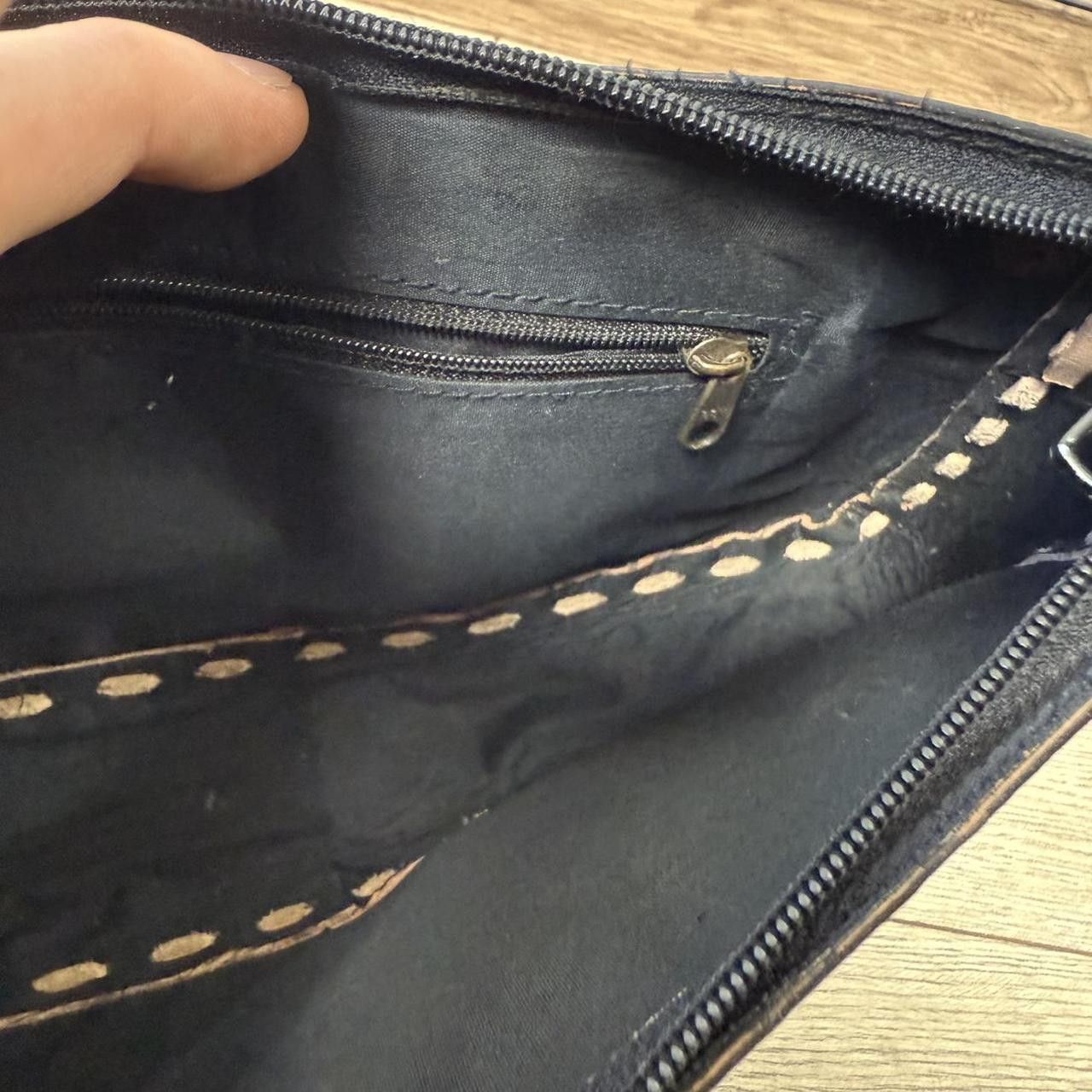 Vintage Vintage 2000s Black Leather Bag Affilaction Size ONE SIZE - 4 Thumbnail