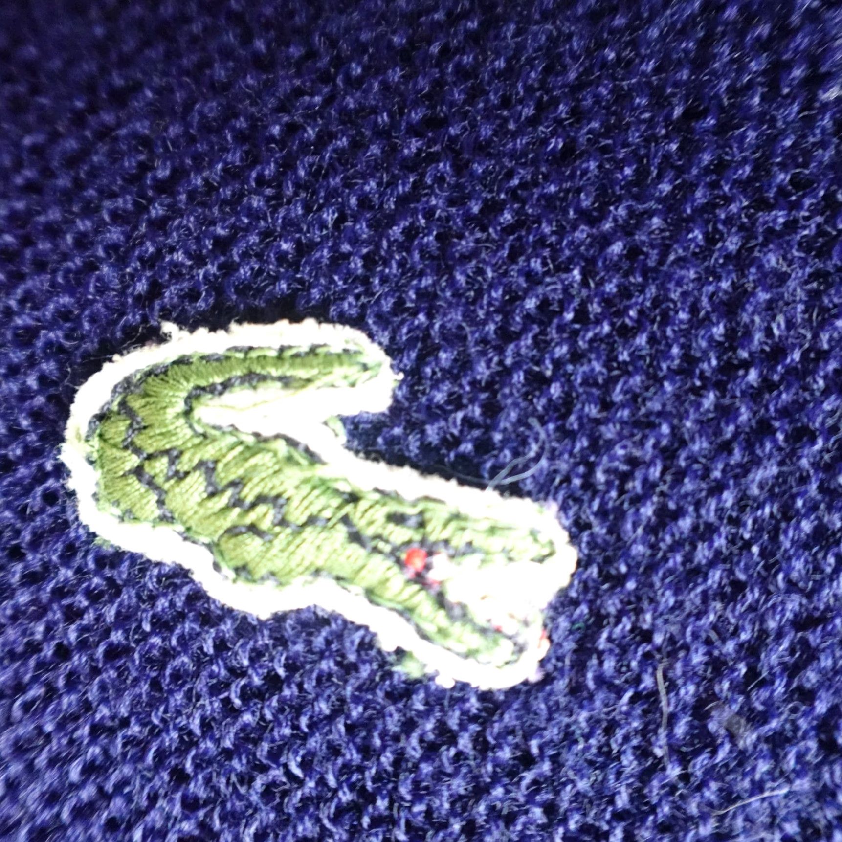 Izod VINTAGE Izod Lacoste Sweater Long Sleeve V-Neck Blue L Mens Pullover Adjustable Size US L / EU 52-54 / 3 - 2 Thumbnail