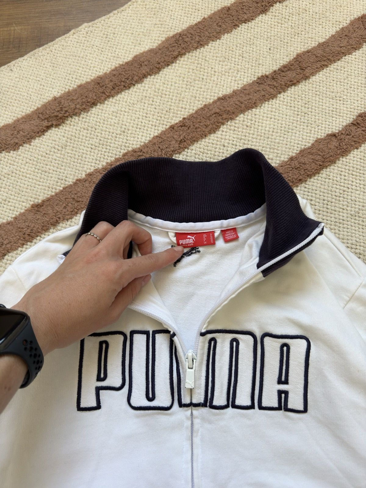 Puma VINTAGE PUMA Y2K 2000s ZIP SWEATSHIRT Size S / US 4 / IT 40 - 4 Thumbnail
