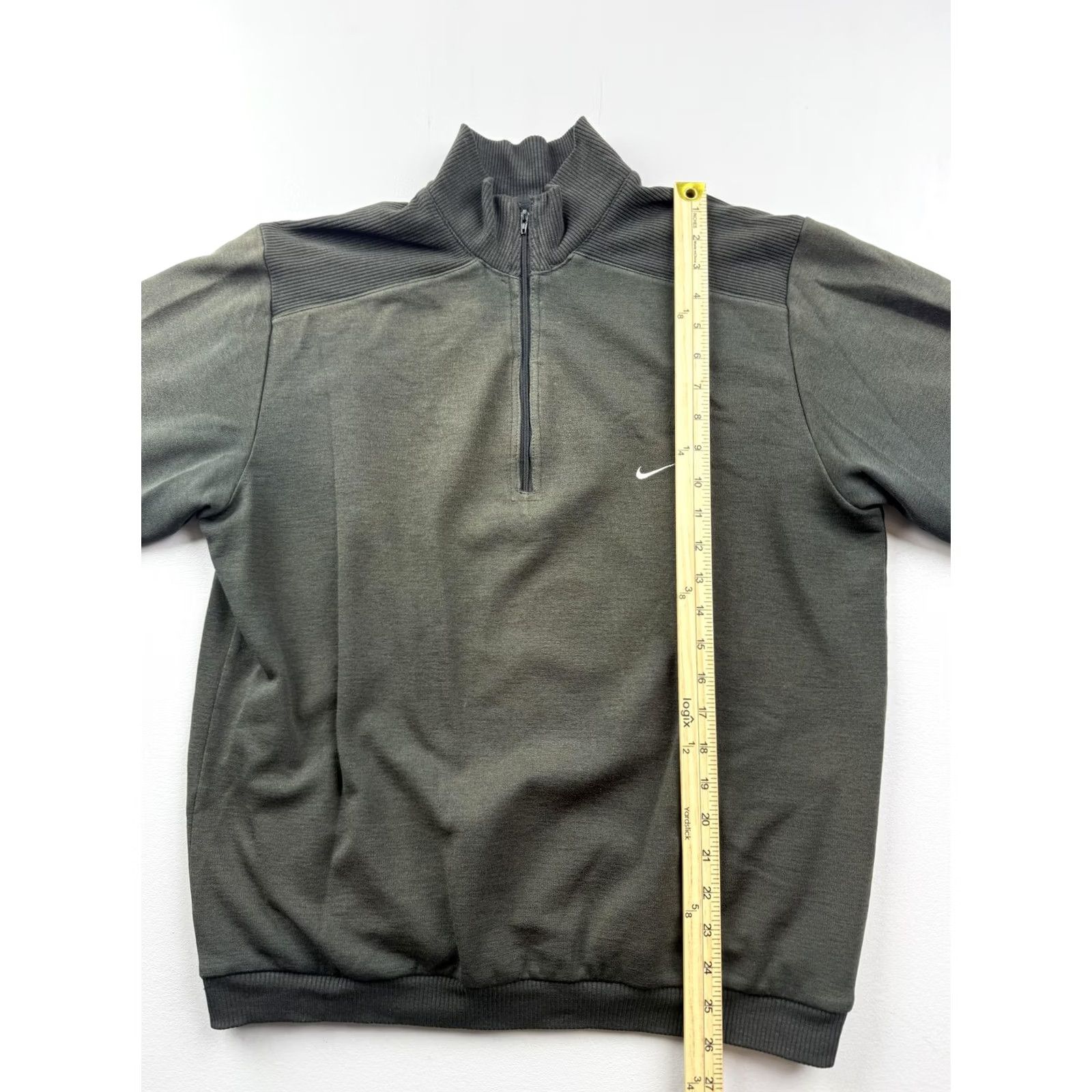 Nike Nike Golf Reversible Pullover Mens M Green Long Sleeve Quarter Zip Mock Neck Top Size US M / EU 48-50 / 2 - 7 Thumbnail
