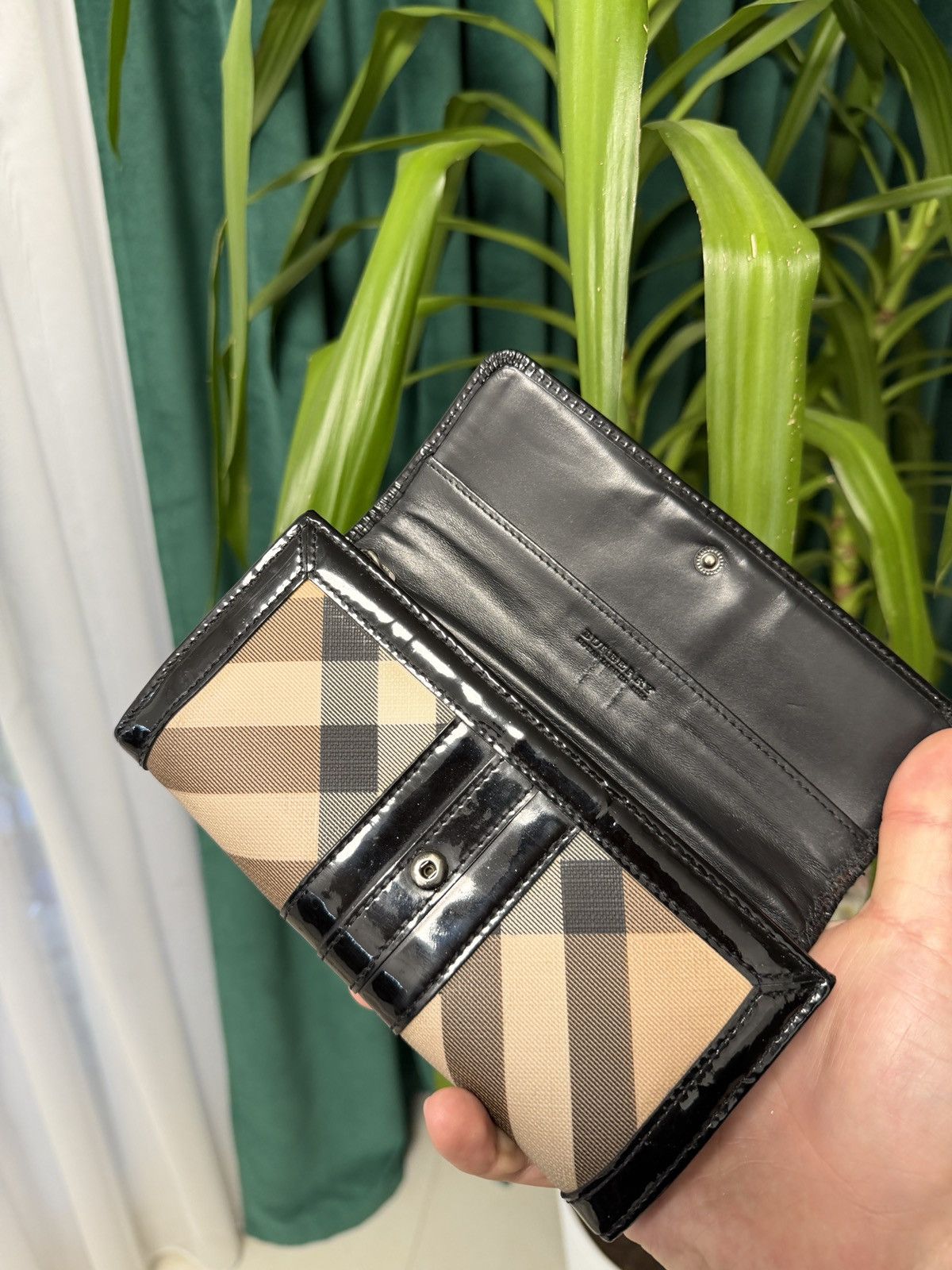Burberry Vintage Burberry Clutch Wallet Plaid 90s Size ONE SIZE - 10 Thumbnail