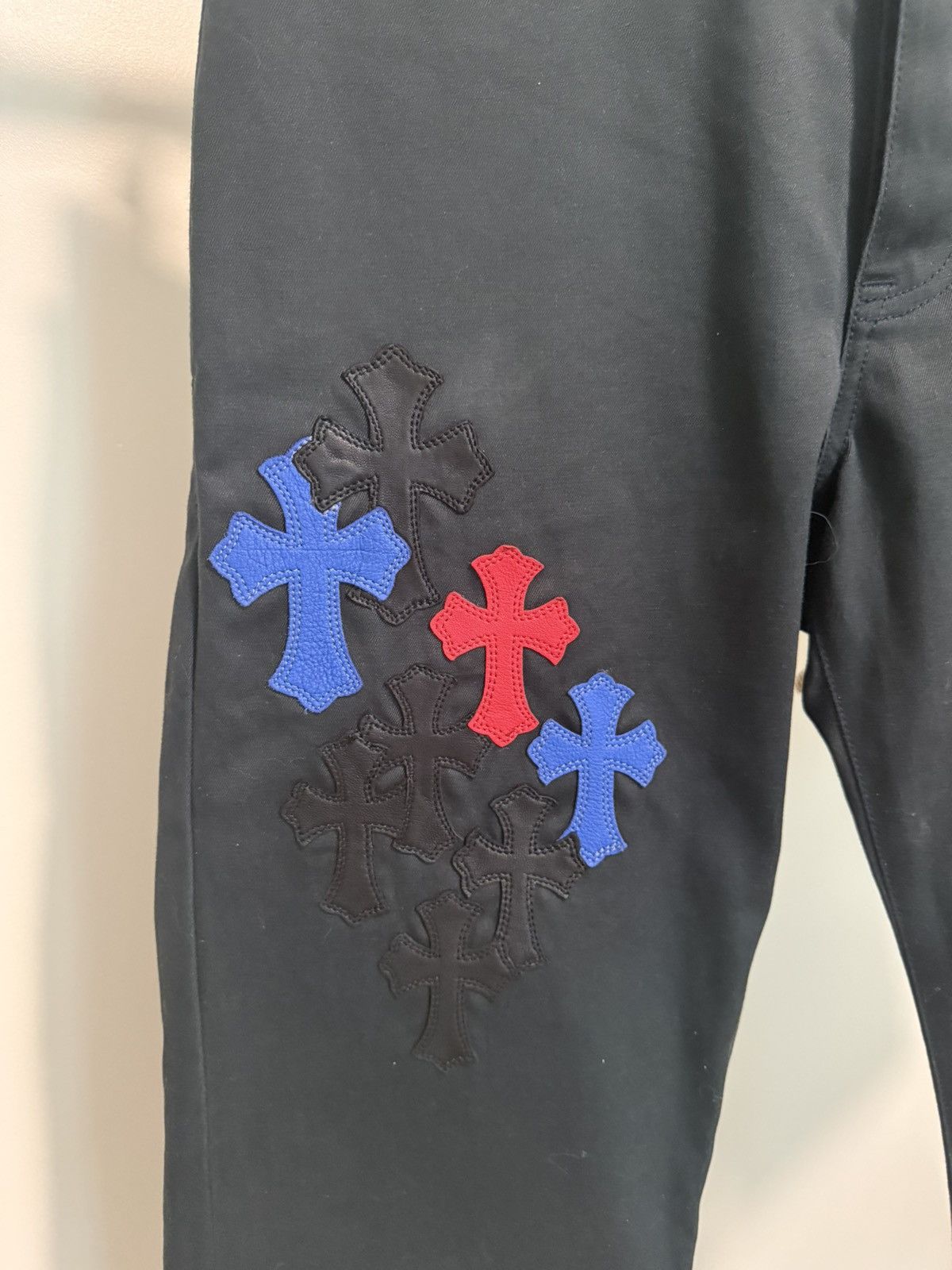 Chrome Hearts Chrome Hearts Spiderman Cross Patch Chinos Size US 34 / EU 50 - 2 Thumbnail