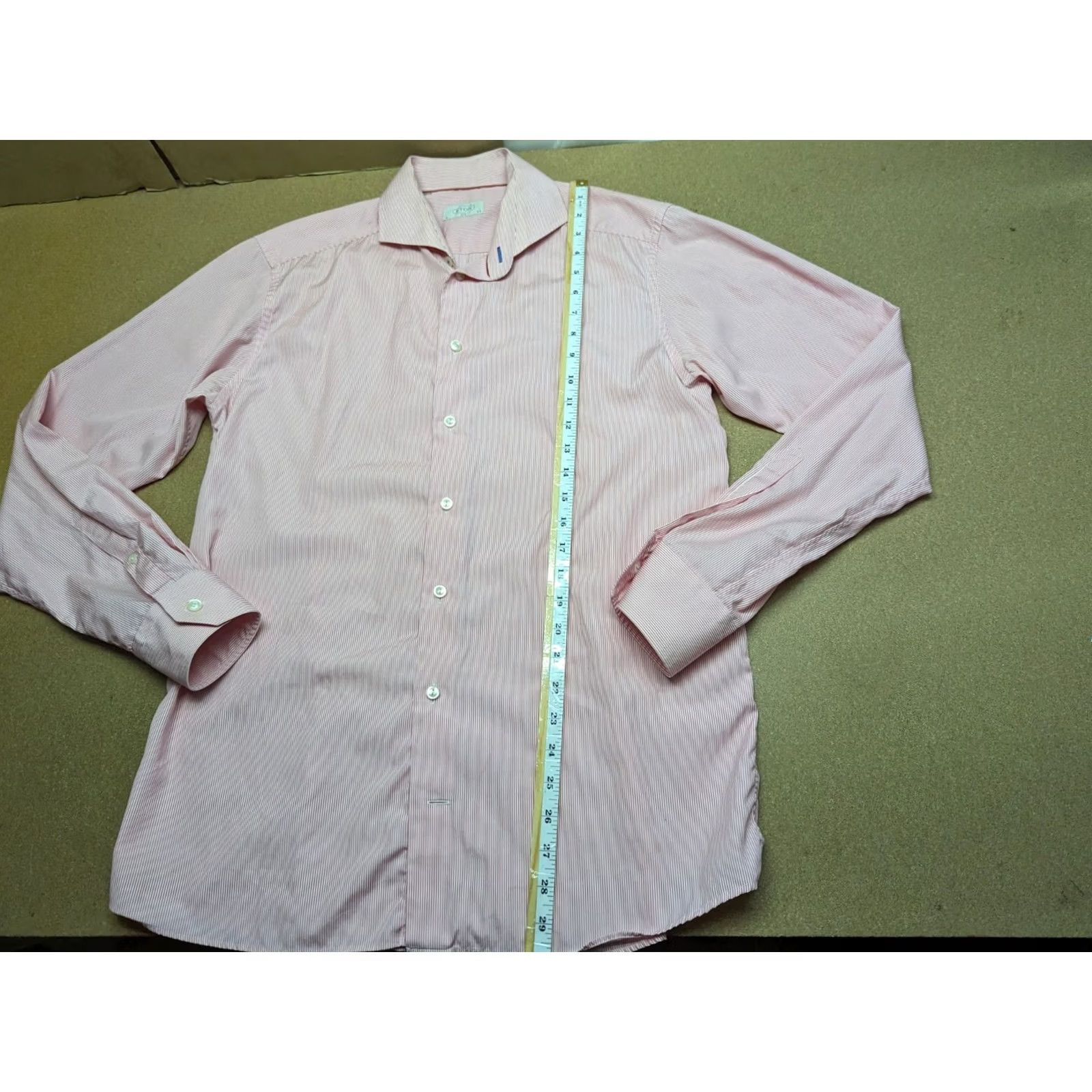 Eton ETON Button Up Shirt Mens Size 42 / 16.5 Pink Striped Long Sleeves Shirt Mens Slim Size 42 Pink Striped Long Sleeve Button-Up Venues: Casual wait Size US XL / EU 56 / 4 - 4 Thumbnail