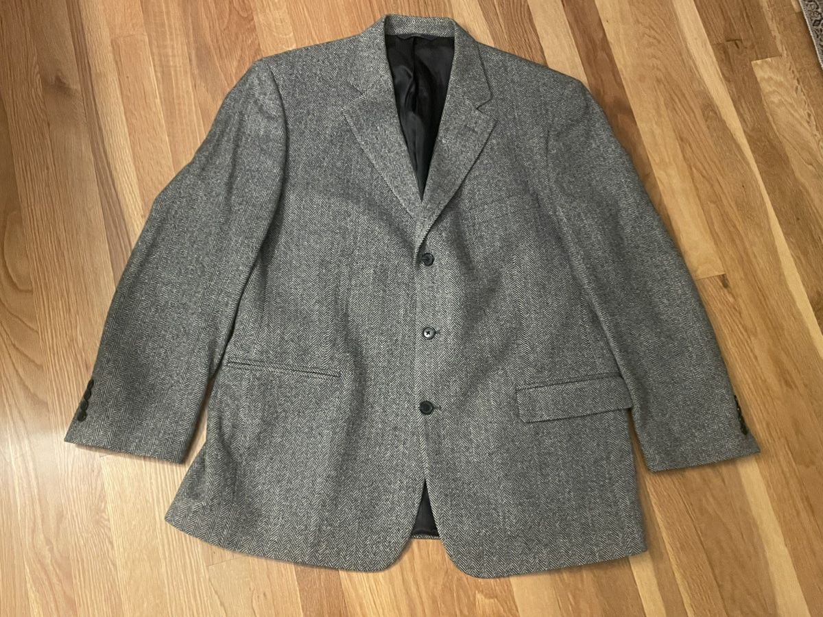 Brooks Brothers Brooks Brothers Wool Herringbone 3 Button Blazer Jacket Size 46R - 1 Thumbnail