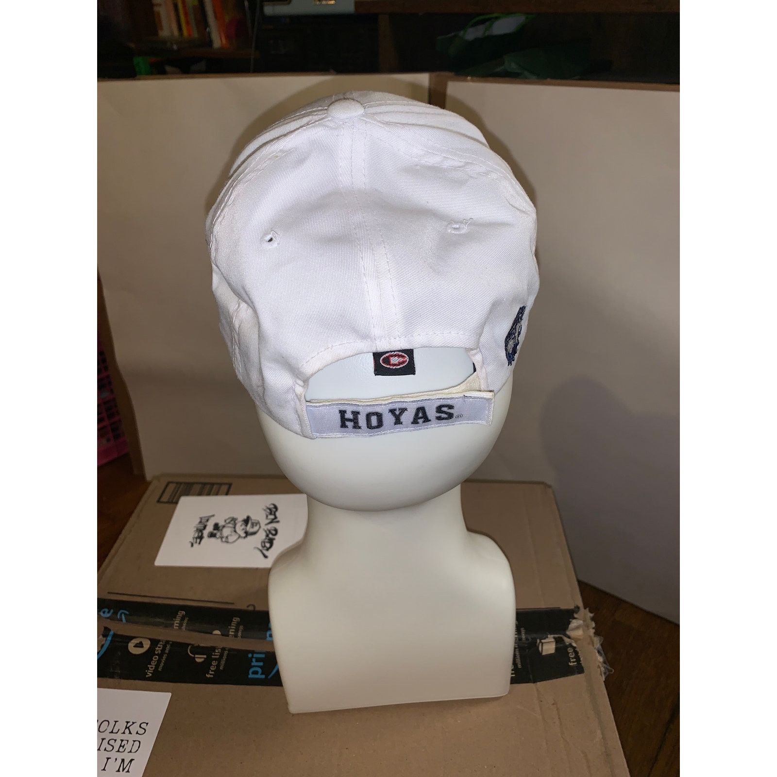 Colosseum Athletics Georgetown Hoyas Hat White Adjustable NCAA Colosseum Size ONE SIZE - 3 Thumbnail