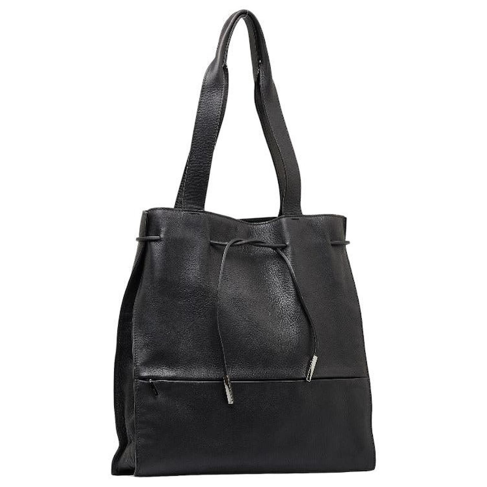 Gucci o1tko10125 Size: OS / Jackie Leather Tote Bag in Black Size ONE SIZE - 3 Thumbnail