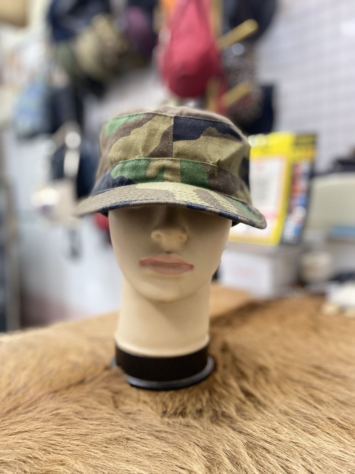 Other U.S ARMY USGI COMBAT CAP WOODLAND CAMO Size 42 - 2 Thumbnail