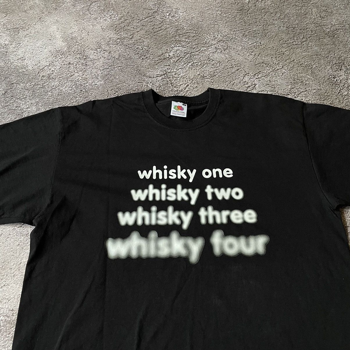 Vintage Vintage Y2K Whisky Graphic Tee Black Single Stitch Punk M Size US M / EU 48-50 / 2 - 5 Thumbnail