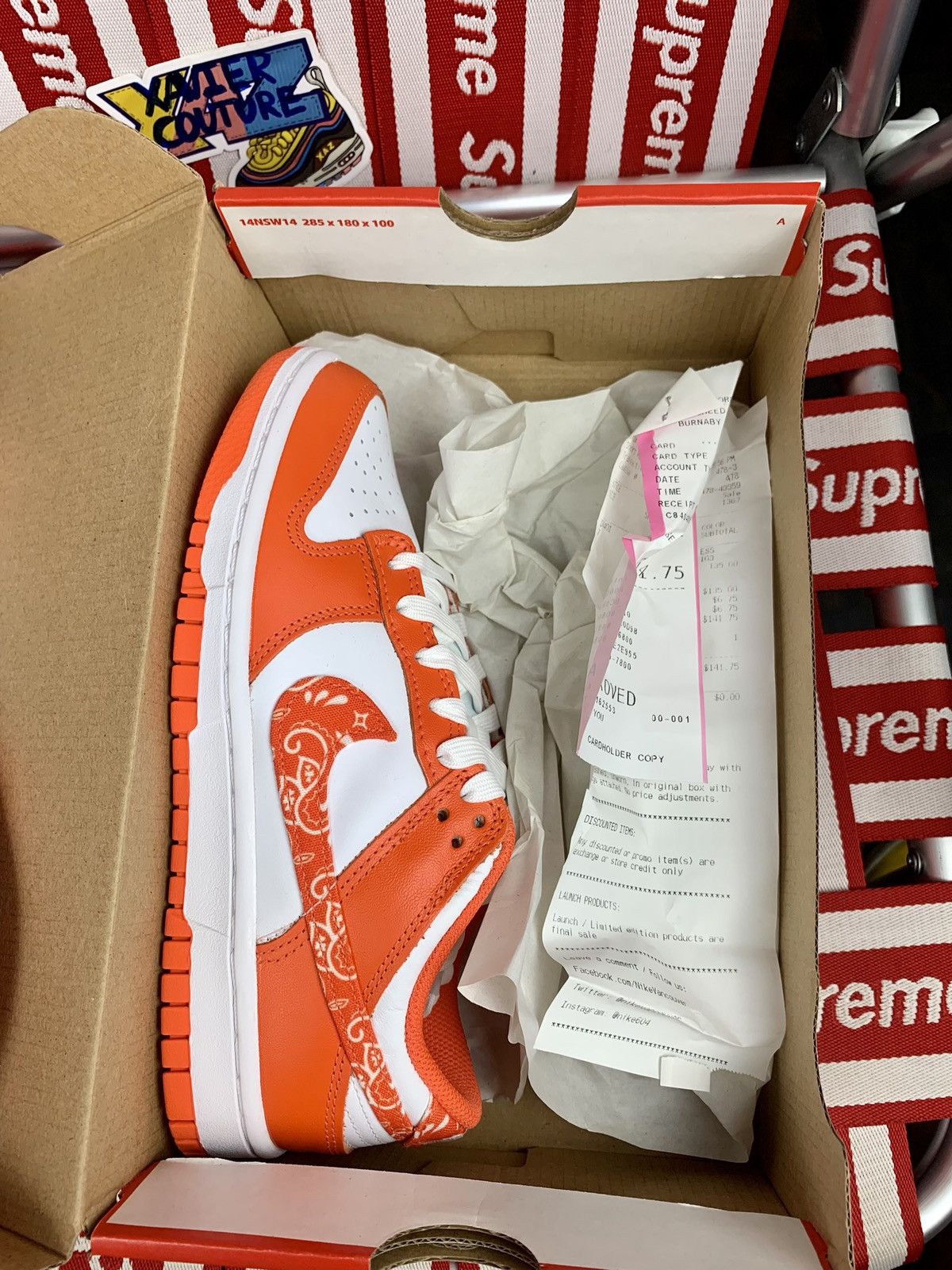 Nike Nike Dunk Low Essentials Paisley Pack Orange (Size 7w) 5,5y Size US 7 / IT 37 - 10 Thumbnail