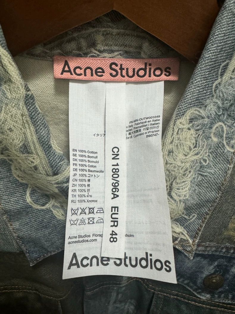Acne Studios acne studios Court style denim jacket 2502-Nextarrow Size US M / EU 48-50 / 2 - 5 Thumbnail