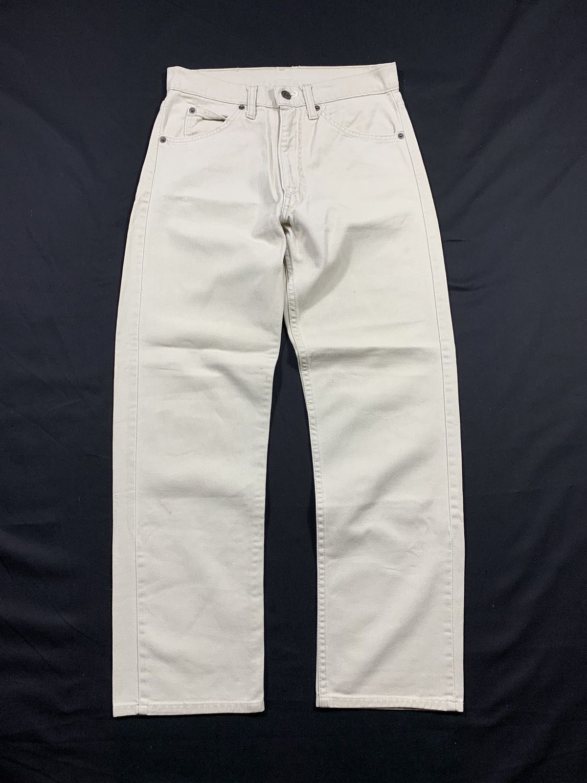 Levi's × Levi's Vintage Clothing × Vintage 1970’s Levis White Tab Jeans Size US 28 / EU 44 - 1 Thumbnail