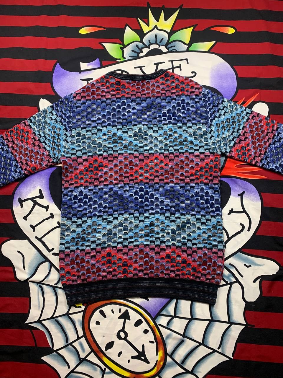Carlo Colucci Carlo Colucci 3D coogi style knitted sweater Size L Italy Size US L / EU 52-54 / 3 - 5 Thumbnail