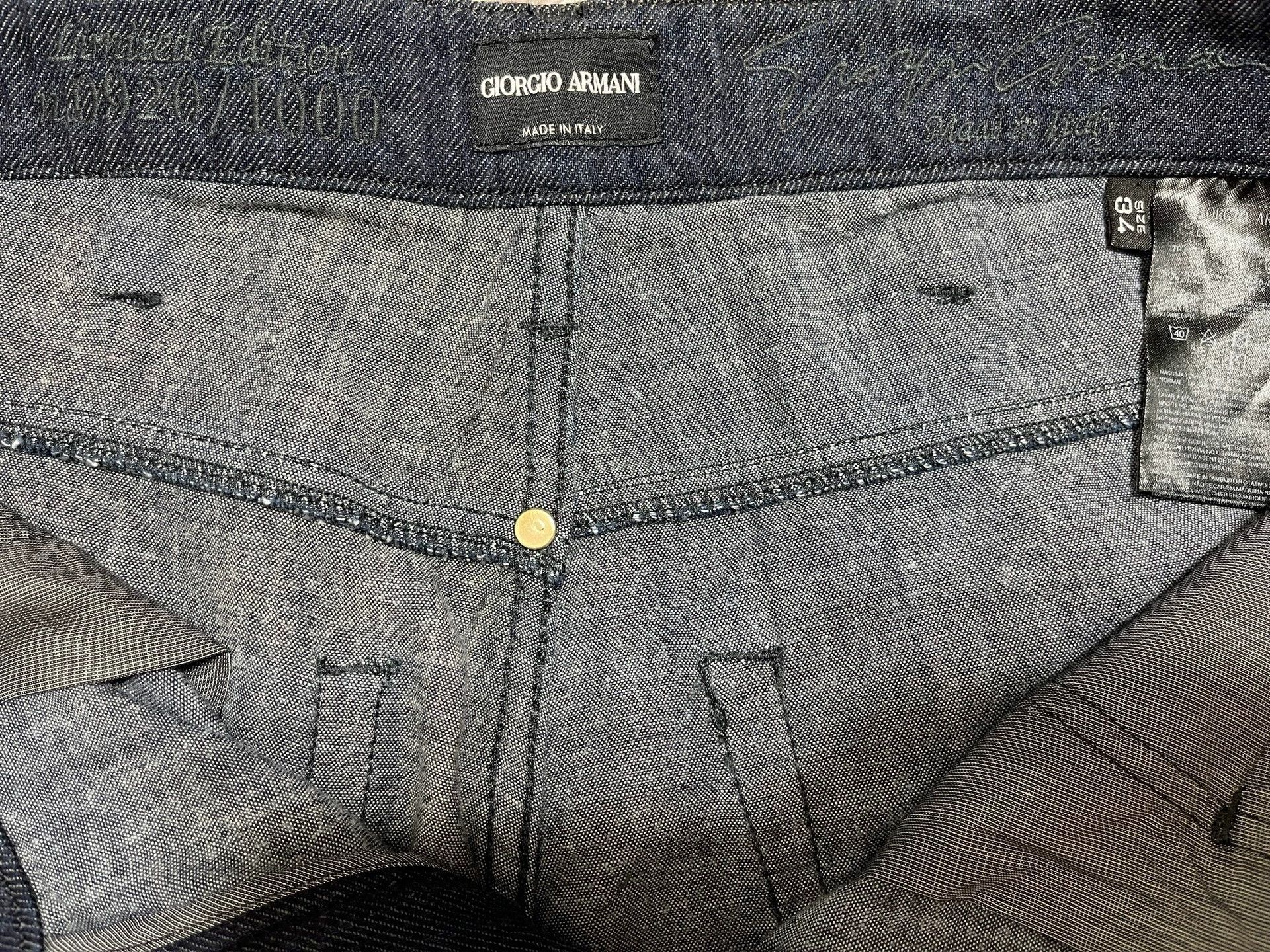 Giorgio Armani Giorgio Armani Men's Limited Edition Wide Leg Denim 34 Size US 34 / EU 50 - 5 Thumbnail