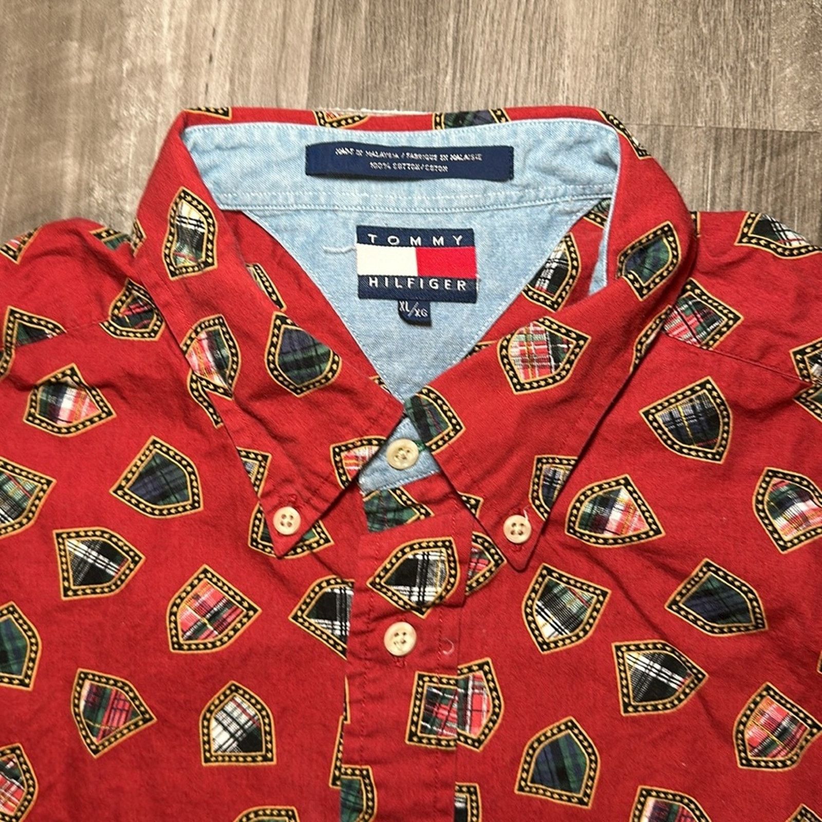 Tommy Hilfiger Tommy Hilfiger Vintage Shield Crest Short Sleeve - XL Size US XL / EU 56 / 4 - 6 Thumbnail