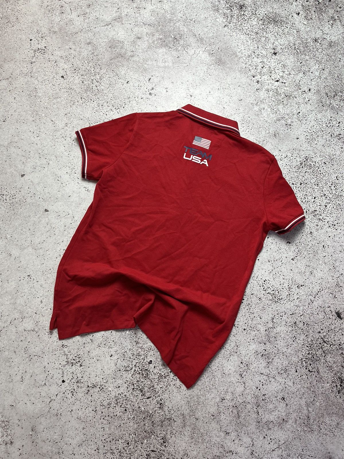 Ralph Lauren × Vintage Polo Ralph Lauren USA Team Polo Shirt Vintage Size US M / EU 48-50 / 2 - 2 Thumbnail