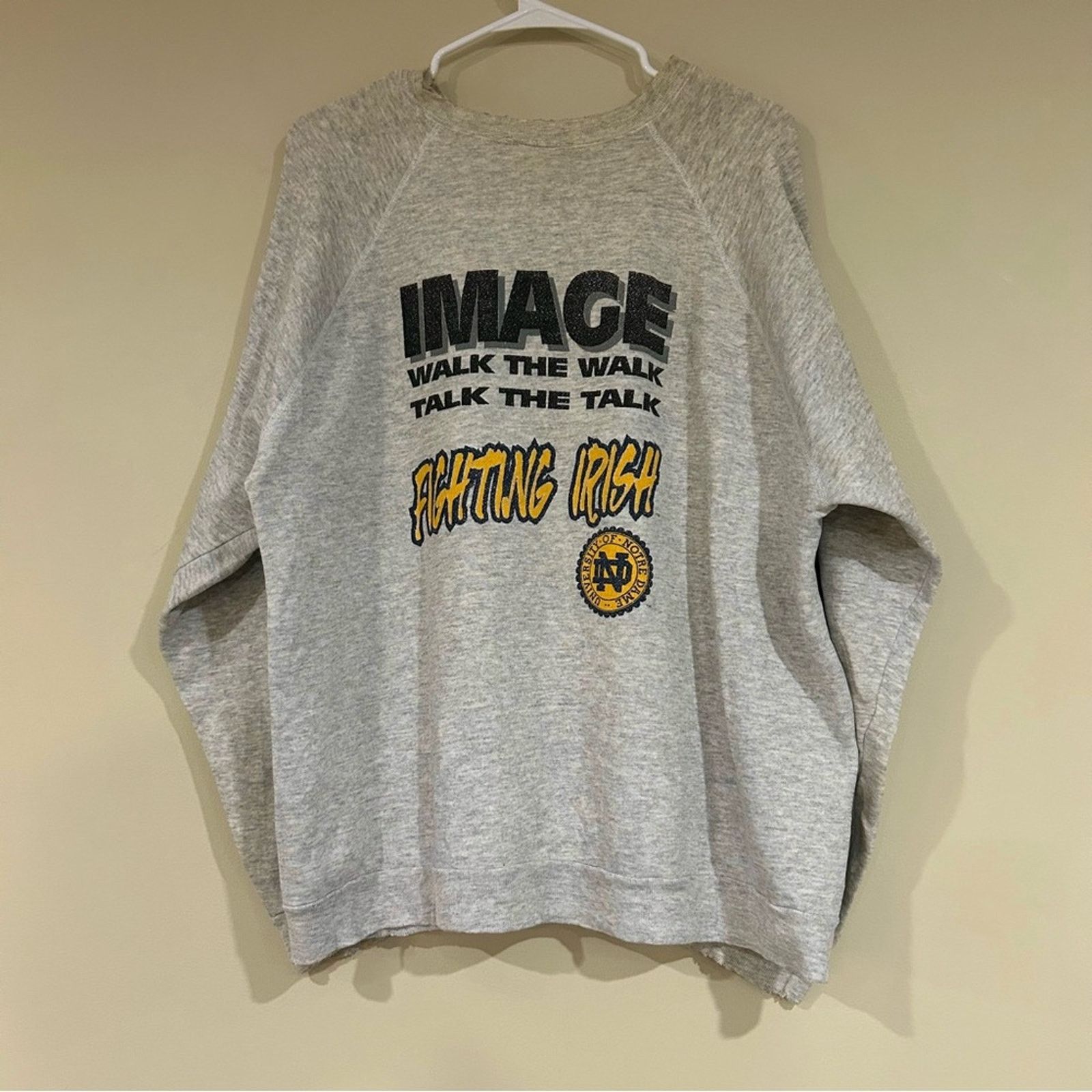 Other Vintage Notre Dame Fighting Irish Sweatshirt Size US XL / EU 56 / 4 - 2 Thumbnail