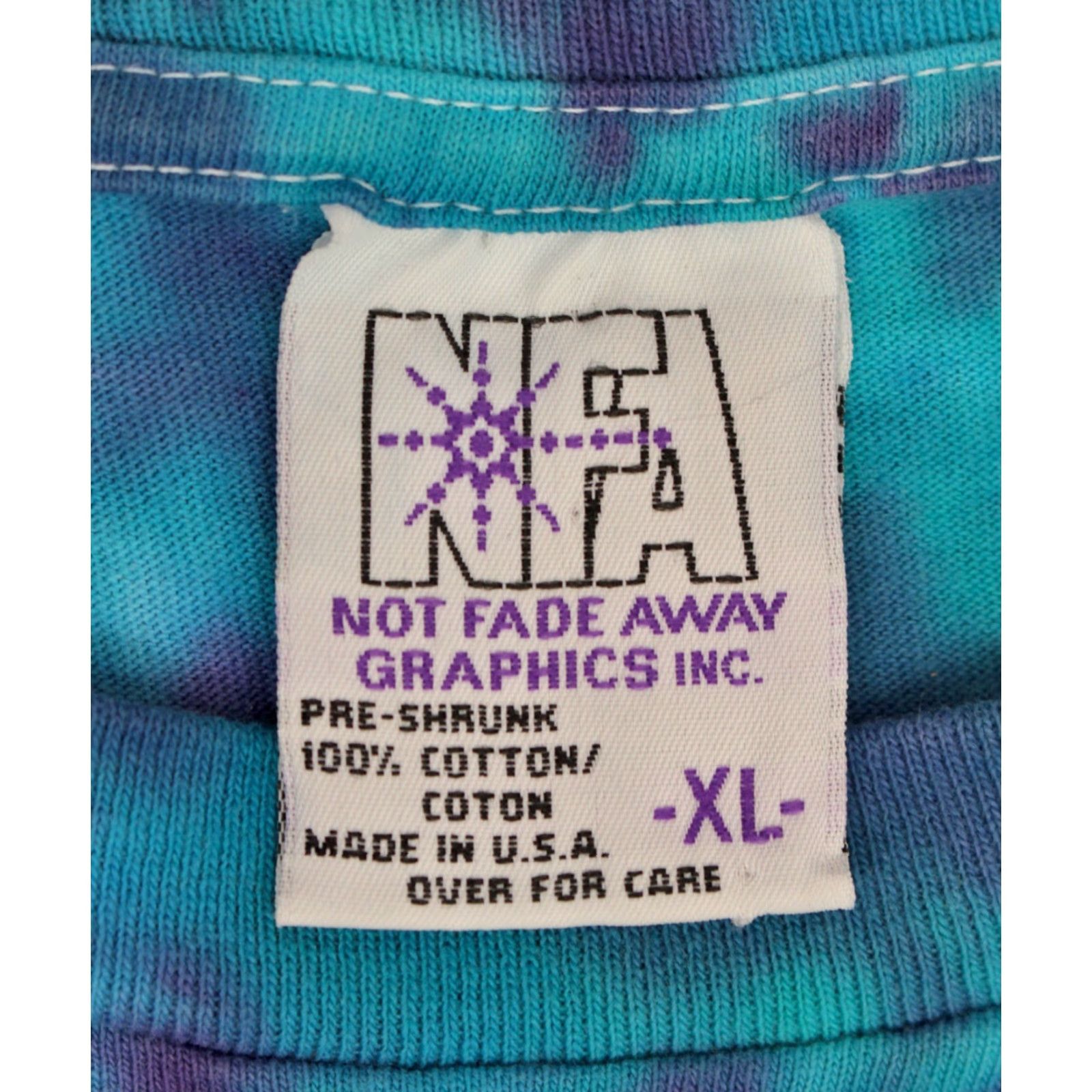 Vintage NFA Woodstock 1994 TShirt XL Blue Tie Dye T-Shirt Mens VTG 90s Graphic Tee Size US XL / EU 56 / 4 - 3 Thumbnail