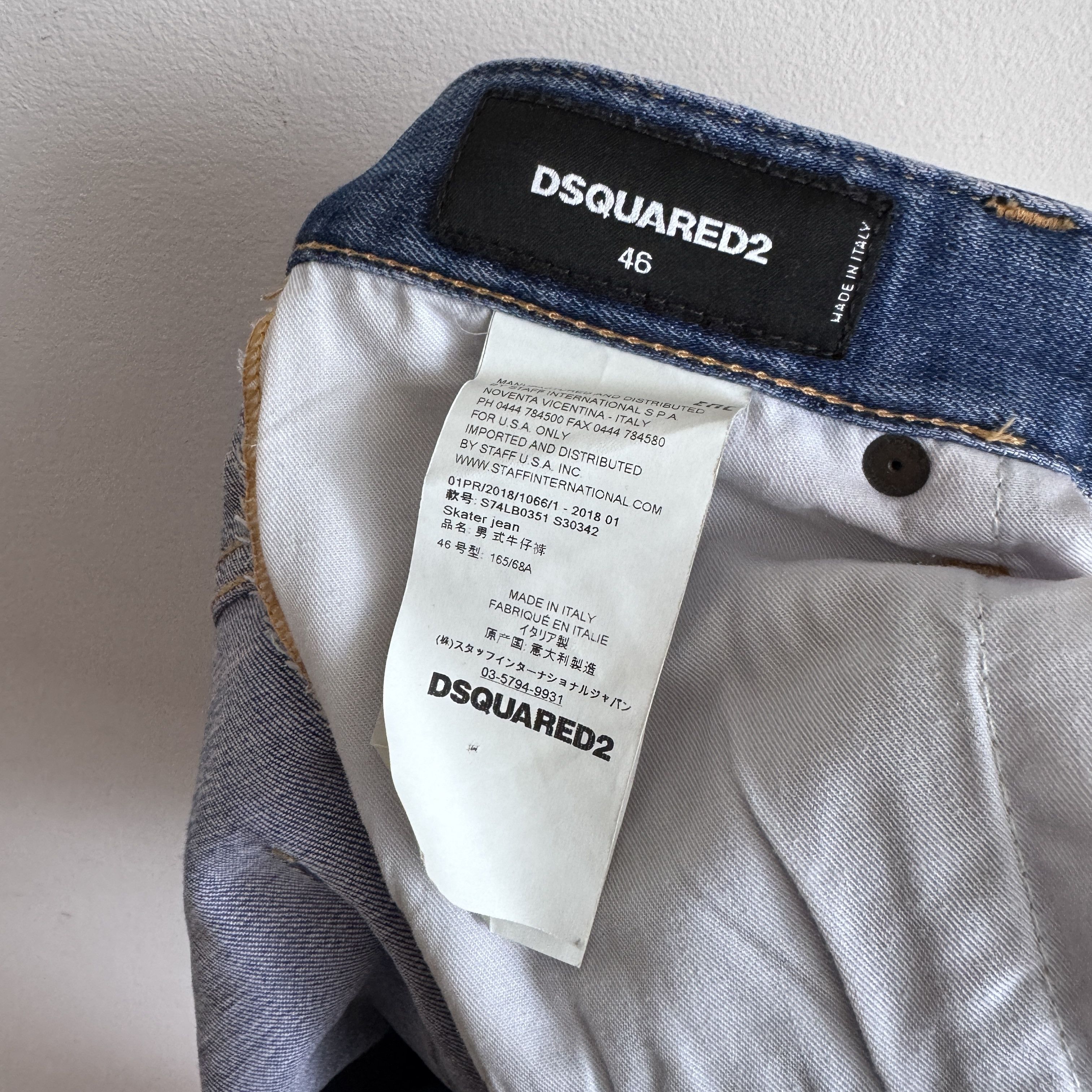 Dsquared2 Dsquared2 Skater Jeans Mens Denim Pants Size 46 RRP400$ Size US 30 / EU 46 - 11 Thumbnail