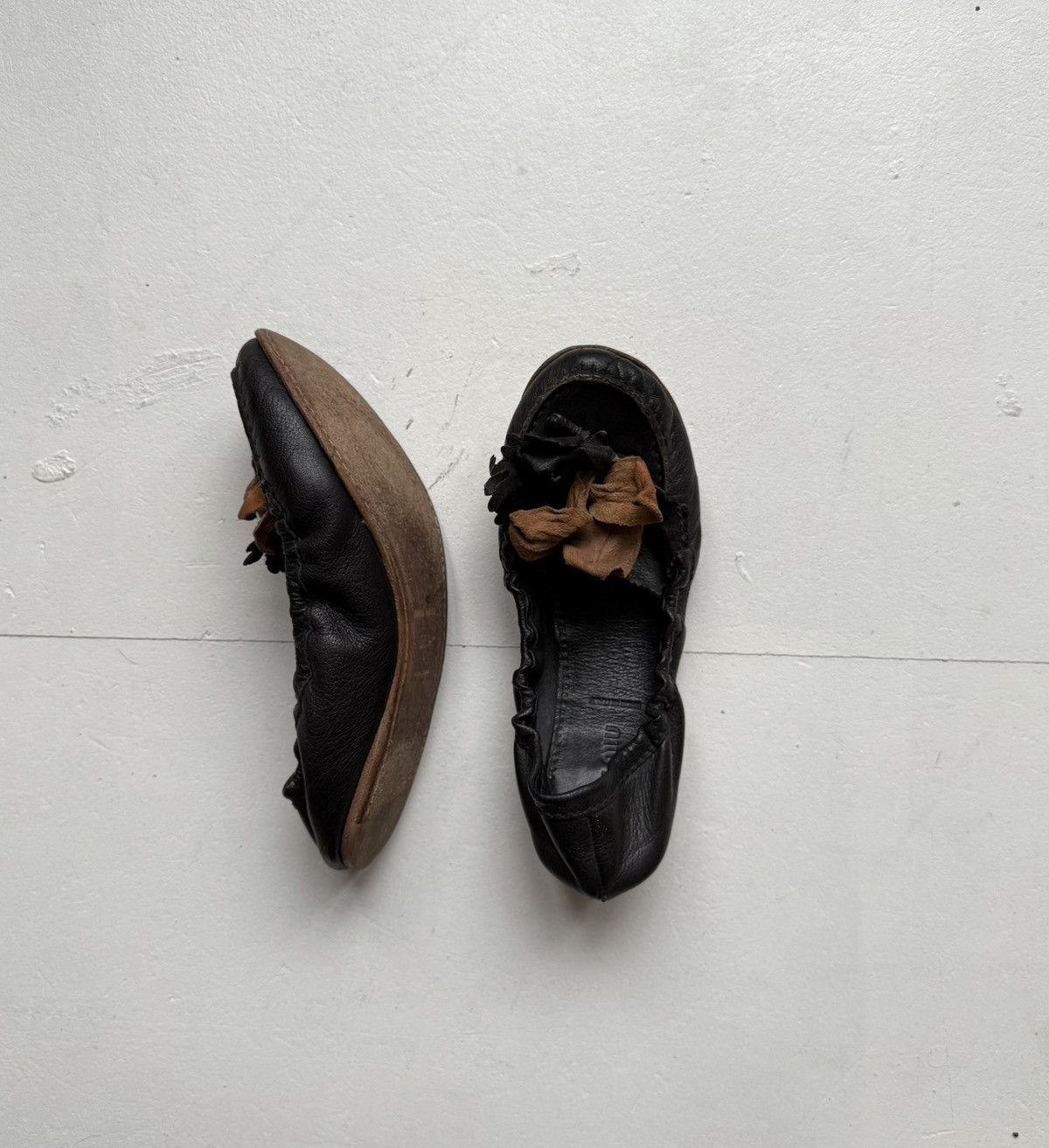Miu Miu Miu Miu Flats Black Size US 6 / IT 36 - 2 Thumbnail
