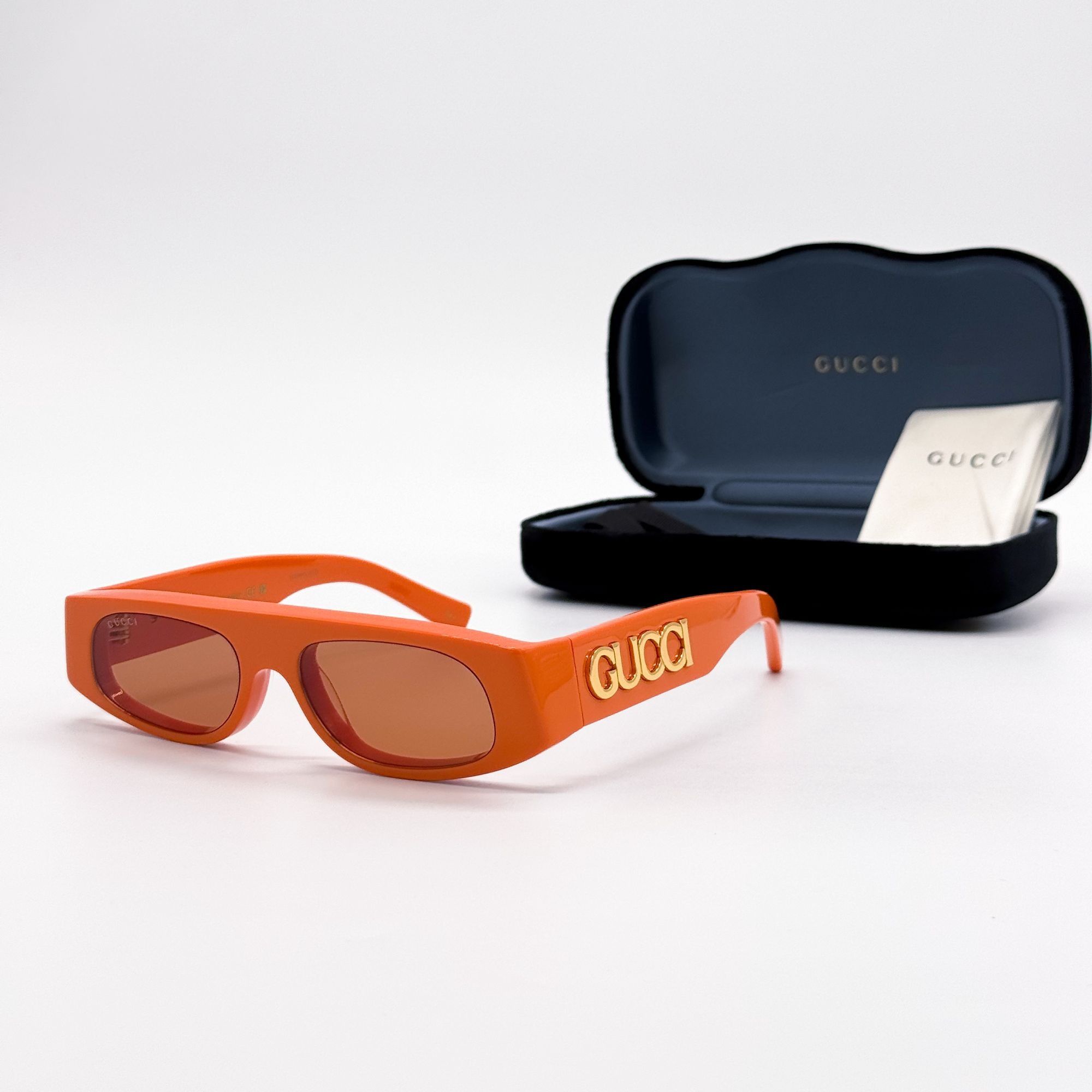 Gucci NEW GUCCI SUNGLASSES GG1771S 007 ORANGE WOMEN EYEWEAR GUCCI Size ONE SIZE - 1 Thumbnail