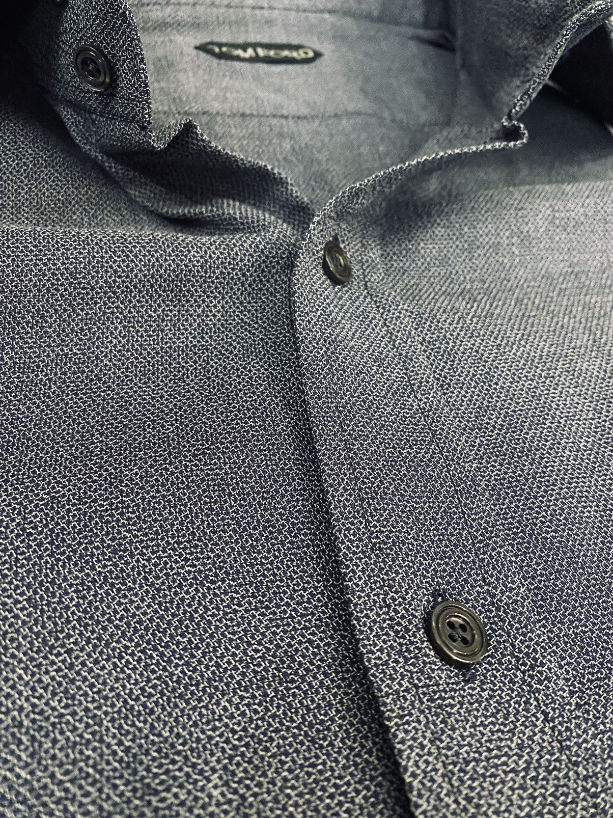Tom Ford Tom Ford denim blue shirt 18 46e NWOT Size US XXL / EU 58 / 5 - 3 Thumbnail