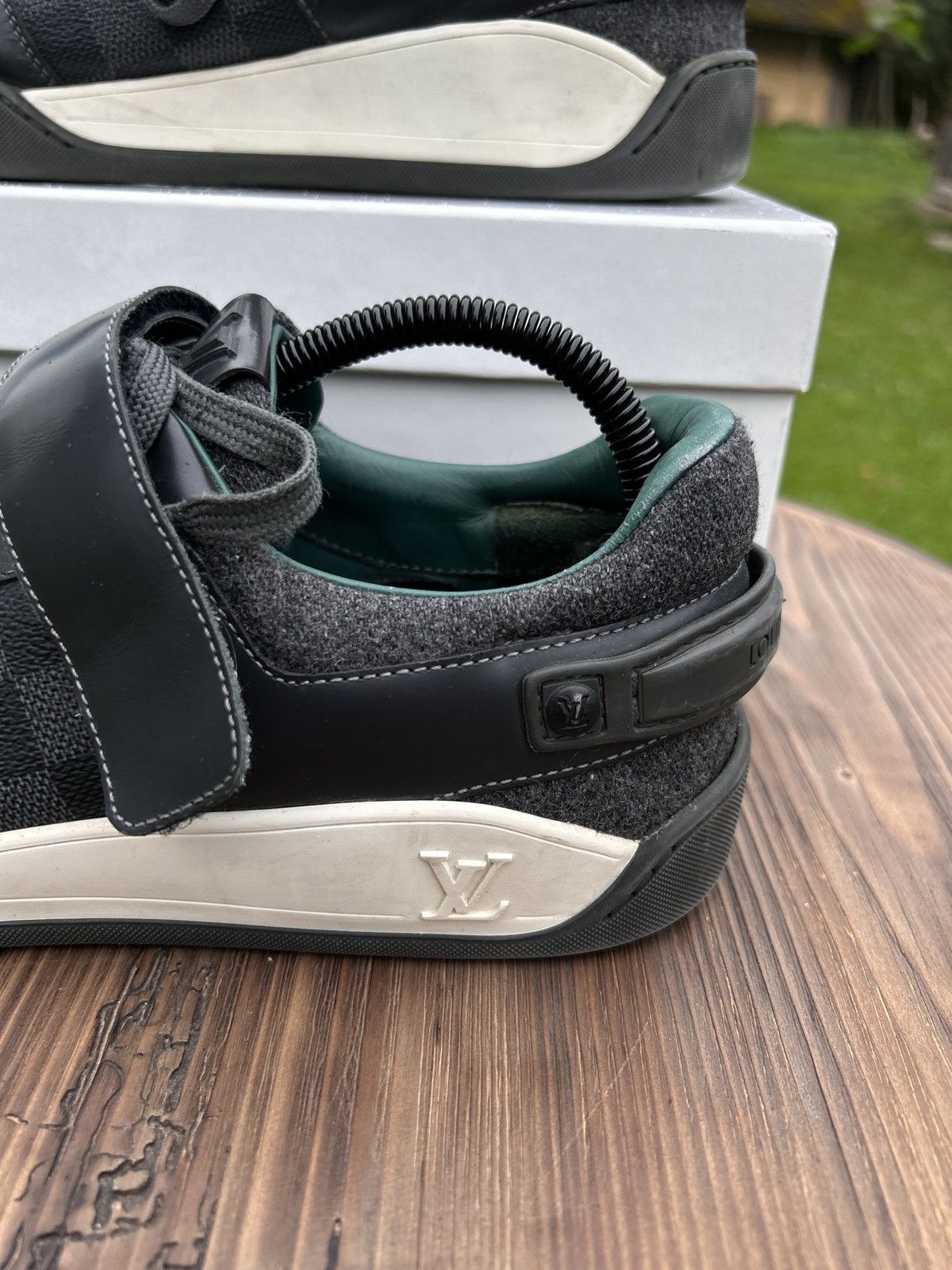 Louis Vuitton Louis Vuitton Elliptic Damier Graphite Low Top Sneakers Size US 7.5 / EU 40-41 - 9 Thumbnail