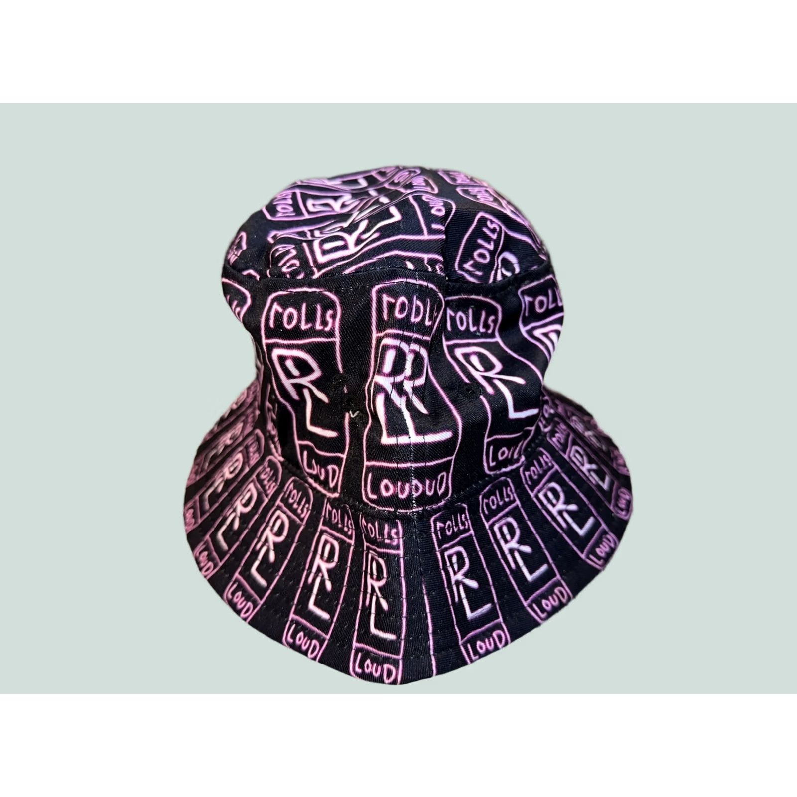 Vintage Rolling loud concert bucket hat Men M Black Bucket Hat Size ONE SIZE - 1 Thumbnail